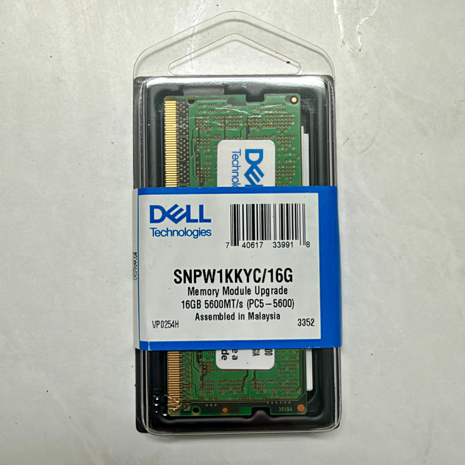 NEW / Factory SEALED Dell 16GB PC5-5600 SODIMM Laptop Memory NEW / Factory SEALED Dell 16GB PC5-5600 SODIMM Laptop Memory