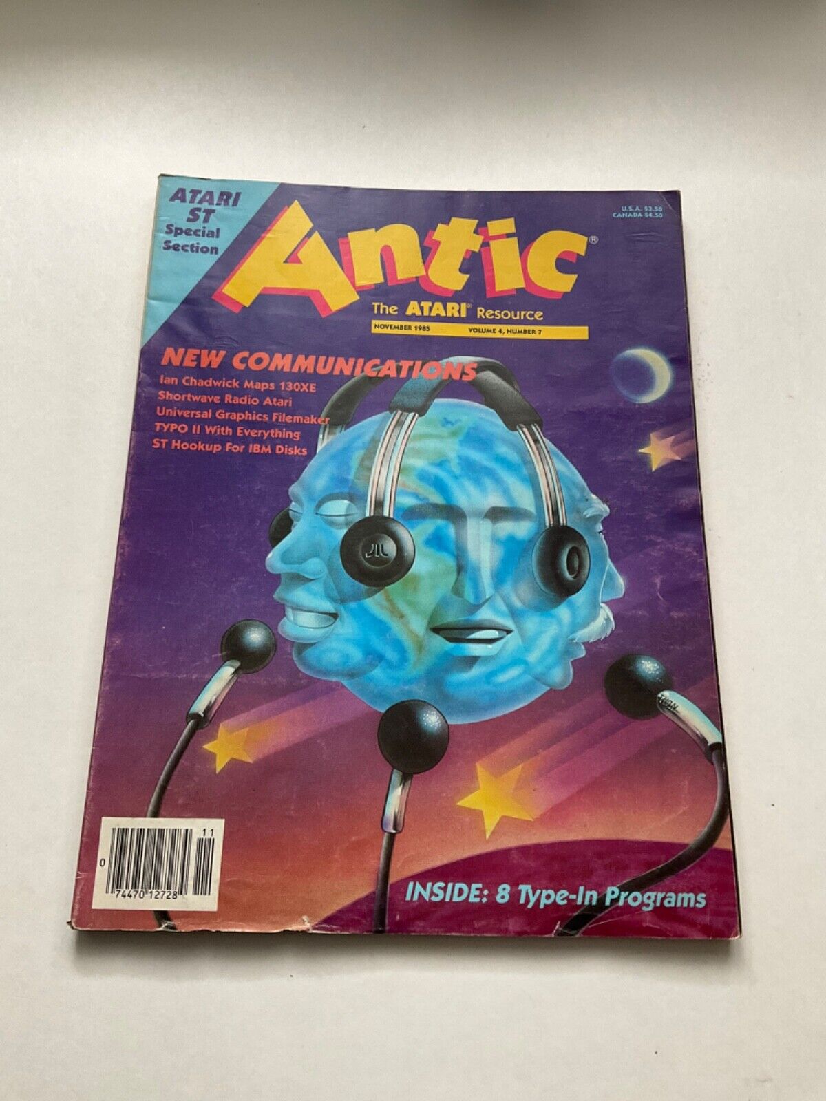 Antic Atari Magazine November 1985 Volume 4 Number 7 Atari ST Special Section