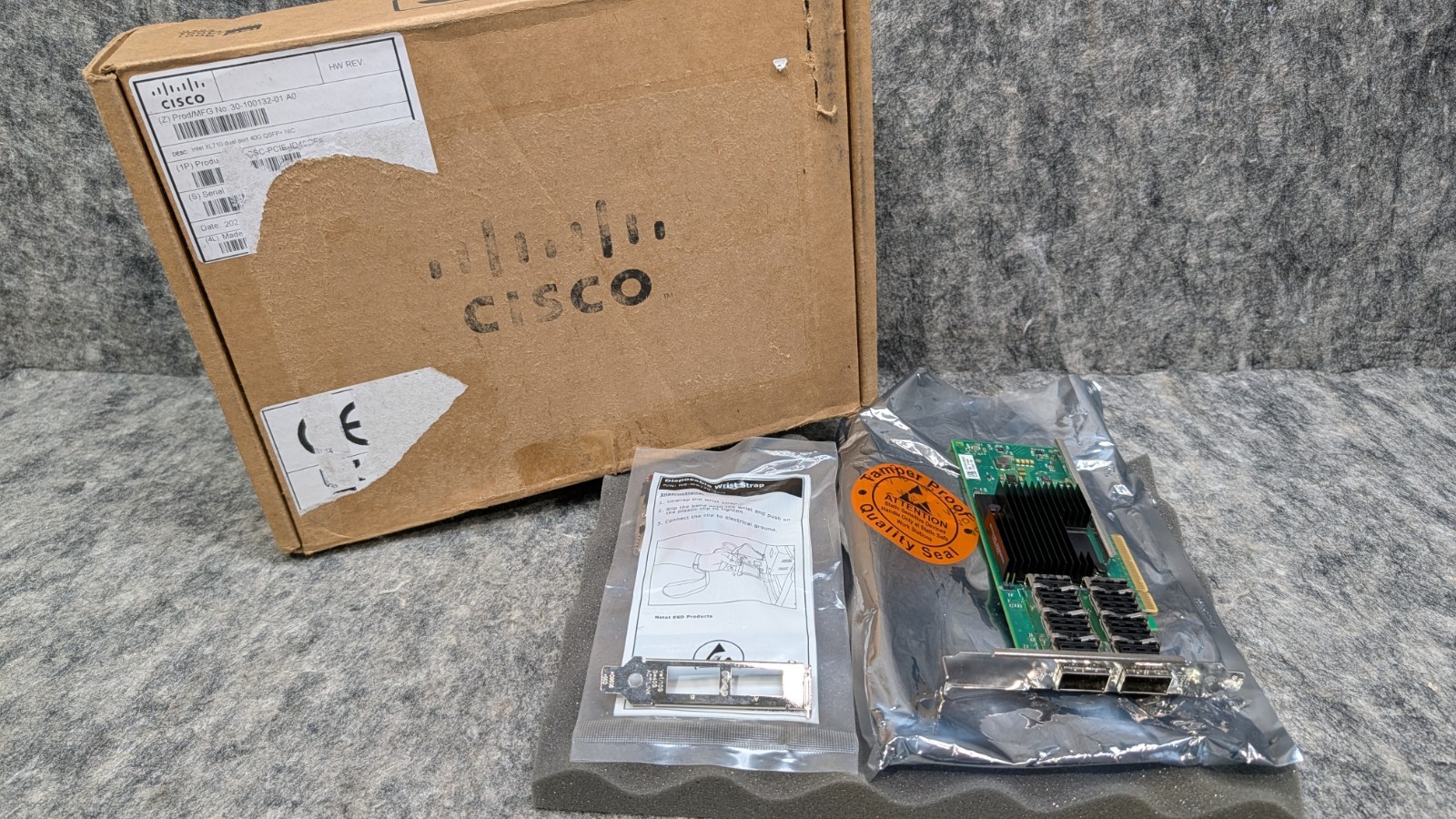 UCSC-PCIE-ID40GF V01 Cisco XL710-QDA2 2 Port 40GB QSFP Adapter W/ Bracket