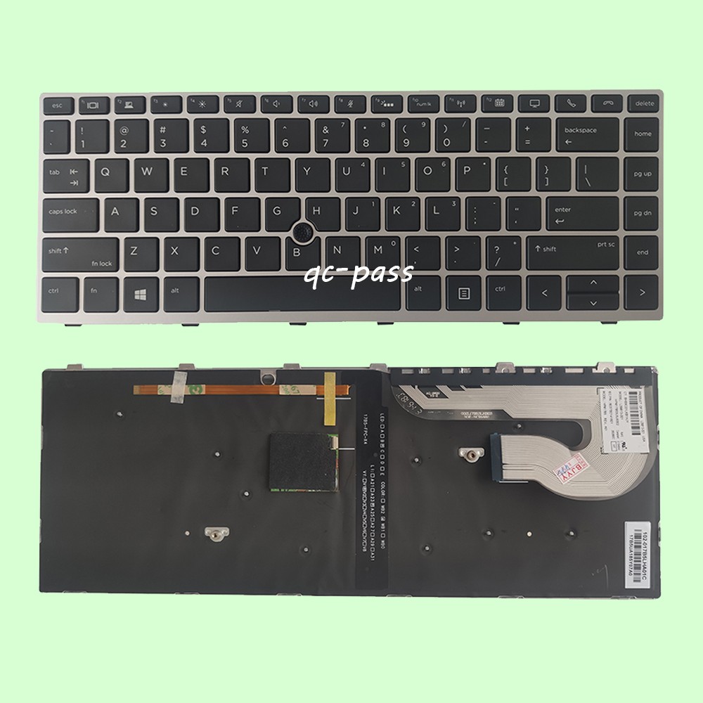 Silver New US Keyboard Backlit for HP EliteBook 840 G5 G6 845 G5 G6 846 G5 G6 Silver New US Keyboard Backlit for HP EliteBook 840 G5 G6 845 G5 G6 846 G5 G6