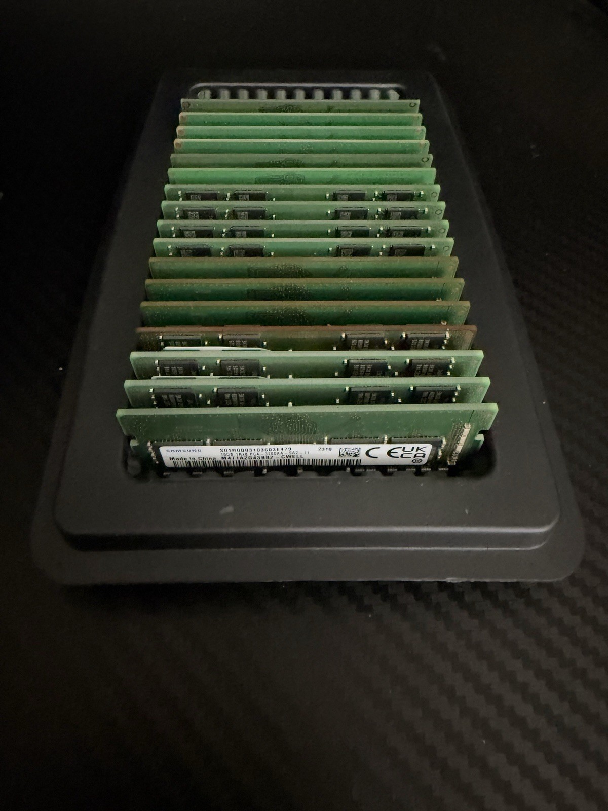 Lot of 17 16GB DDR4 3200 SODIMM Laptop RAM Samsung Hynix Micron 272GB Lot of 17 16GB DDR4 3200 SODIMM Laptop RAM Samsung Hynix Micron 272GB