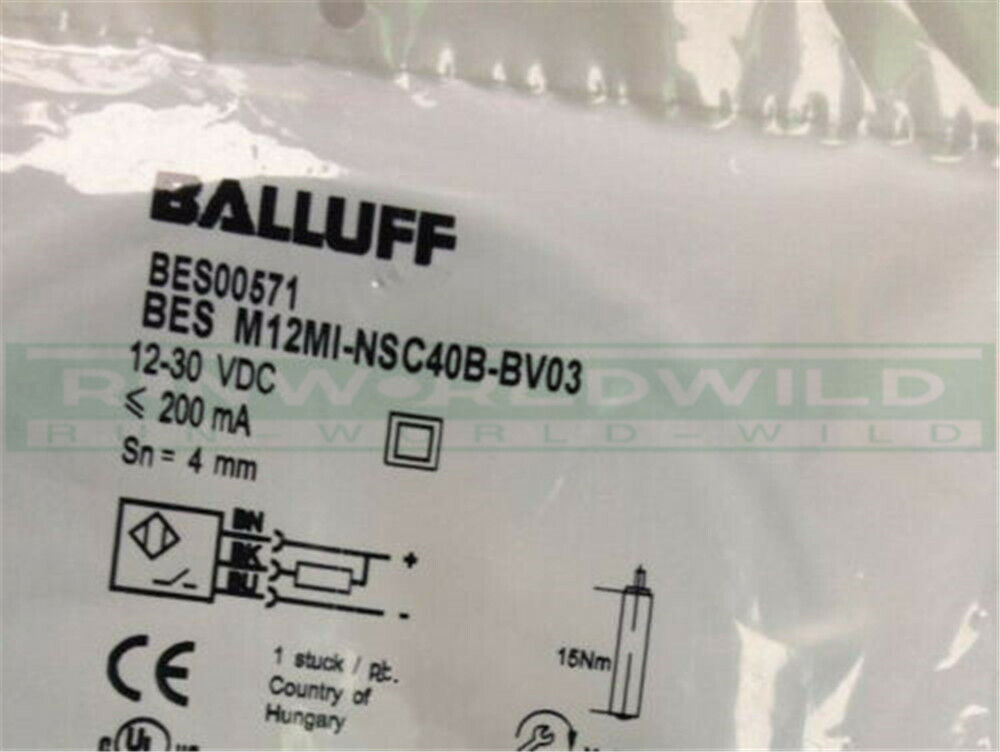 1PC New For BALLUFF proximity switch BESM12MI-NSC40B-BV03 sensor