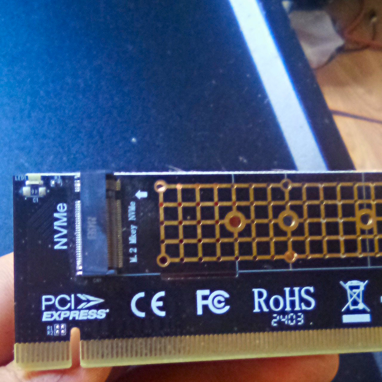 PCI Express NVMe M.2 SSD Adapter Card, 1-Port Universal Expansion PCI Express NVMe M.2 SSD Adapter Card, 1-Port Universal Expansion