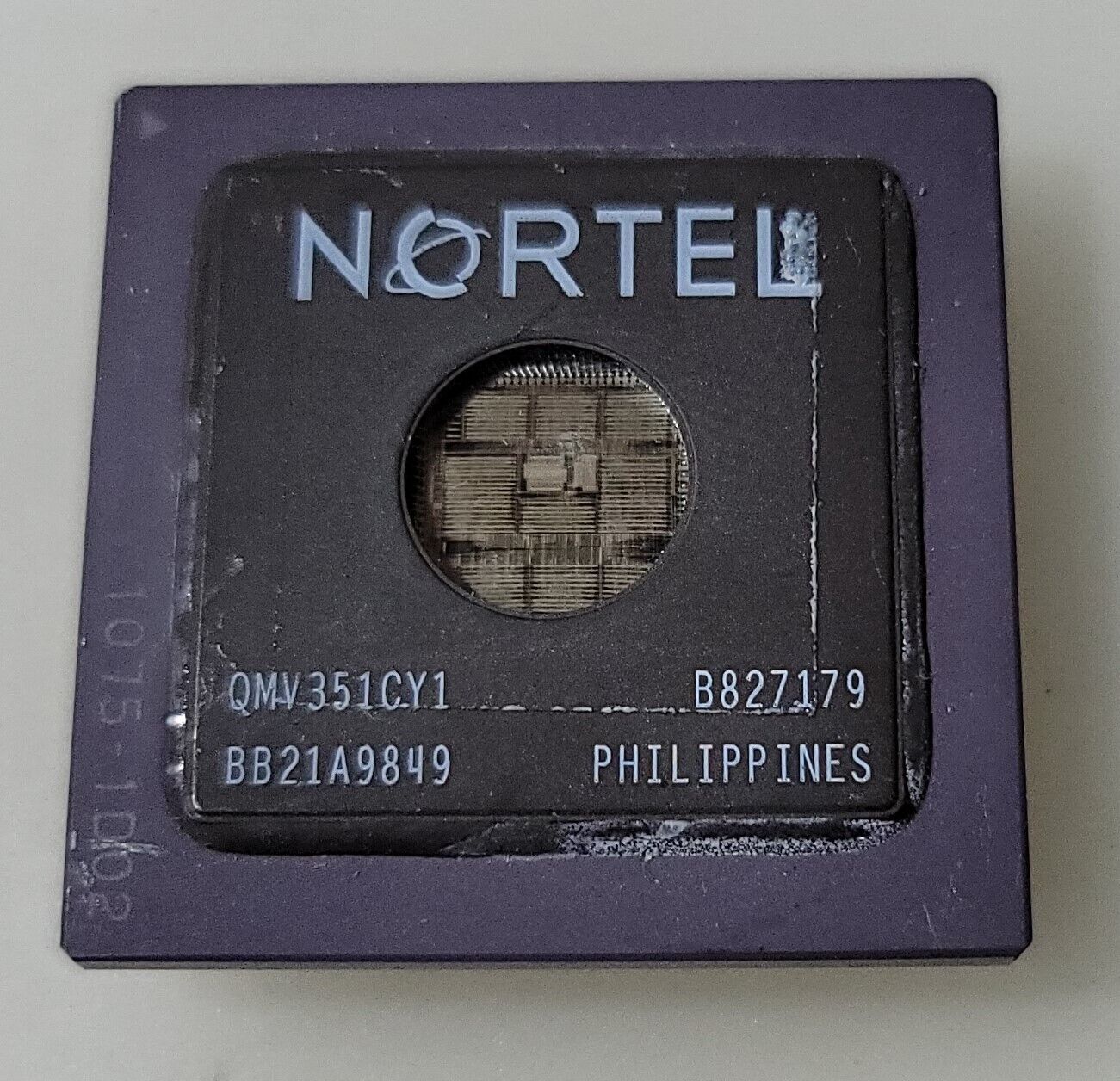 Vintage Rare Nortel QMV351CY1 Ceramic Processor For Collection/Gold