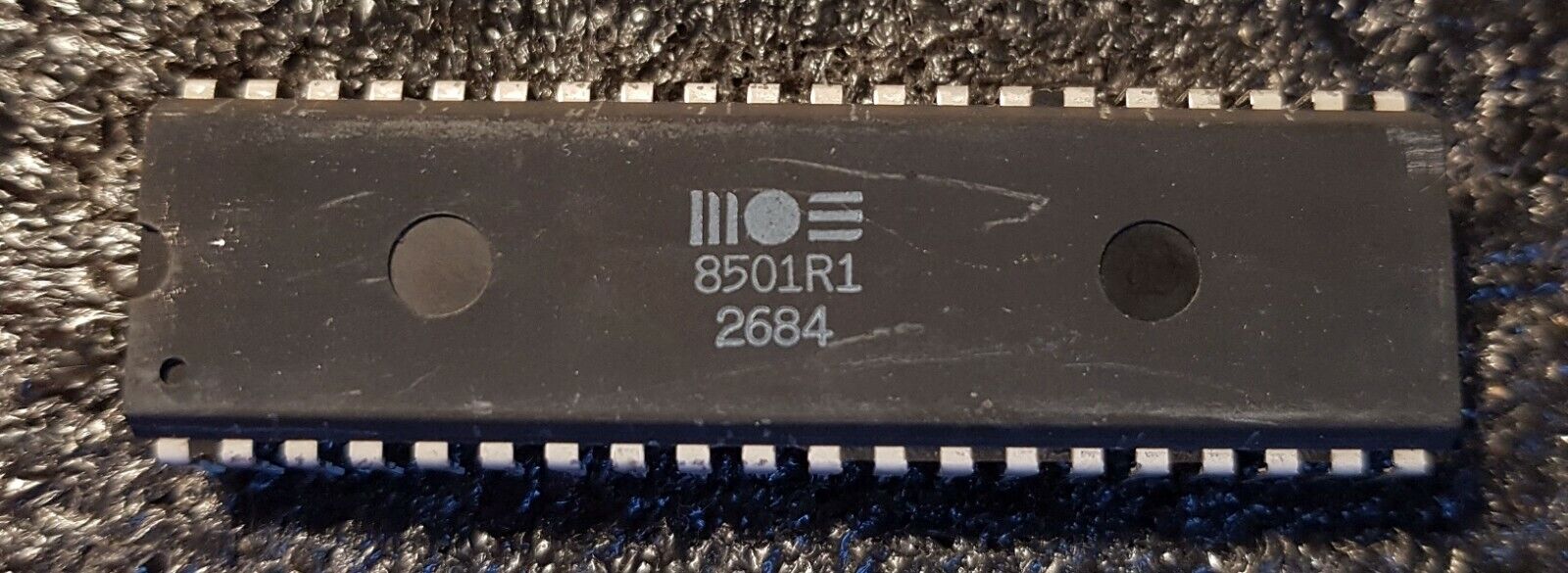 MOS 8501R1 CPU Chip, Microprocessor for Commodore 16/116/Plus/4, Genuine part.