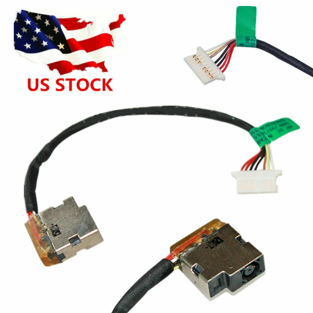 Lot New DC Power Jack Cable US Fits HP 799736-Y57 799736-S57 15-AC163NR Harness Lot New DC Power Jack Cable US Fits HP 799736-Y57 799736-S57 15-AC163NR Harness