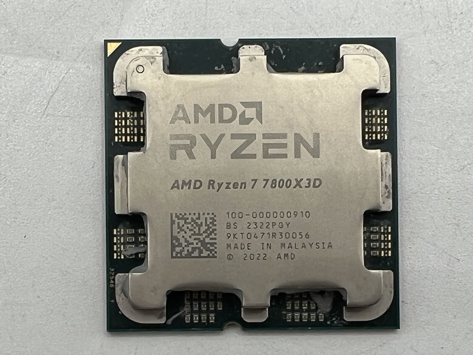 AMD Ryzen 7 7800X3D 4.2GHz 8 Core 16 Thread Gaming Desktop Processor Used