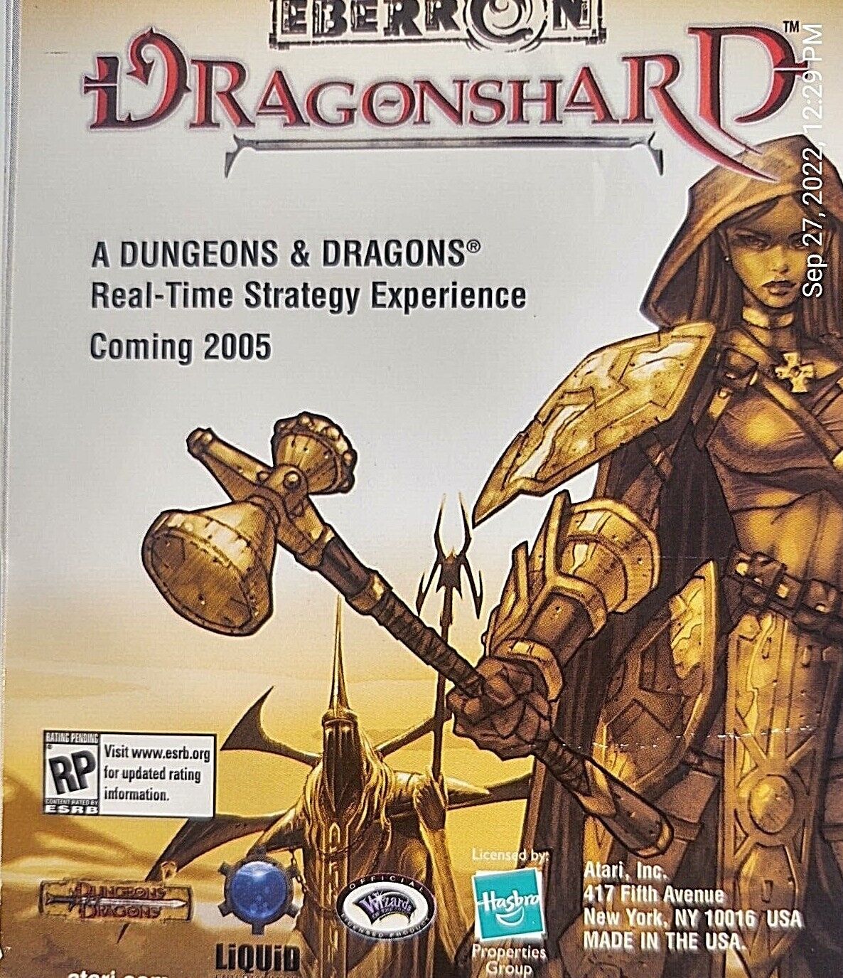 Dungeons & Dragons NEVERWINTER Nights Platinum Game and Manual complete PC   85a