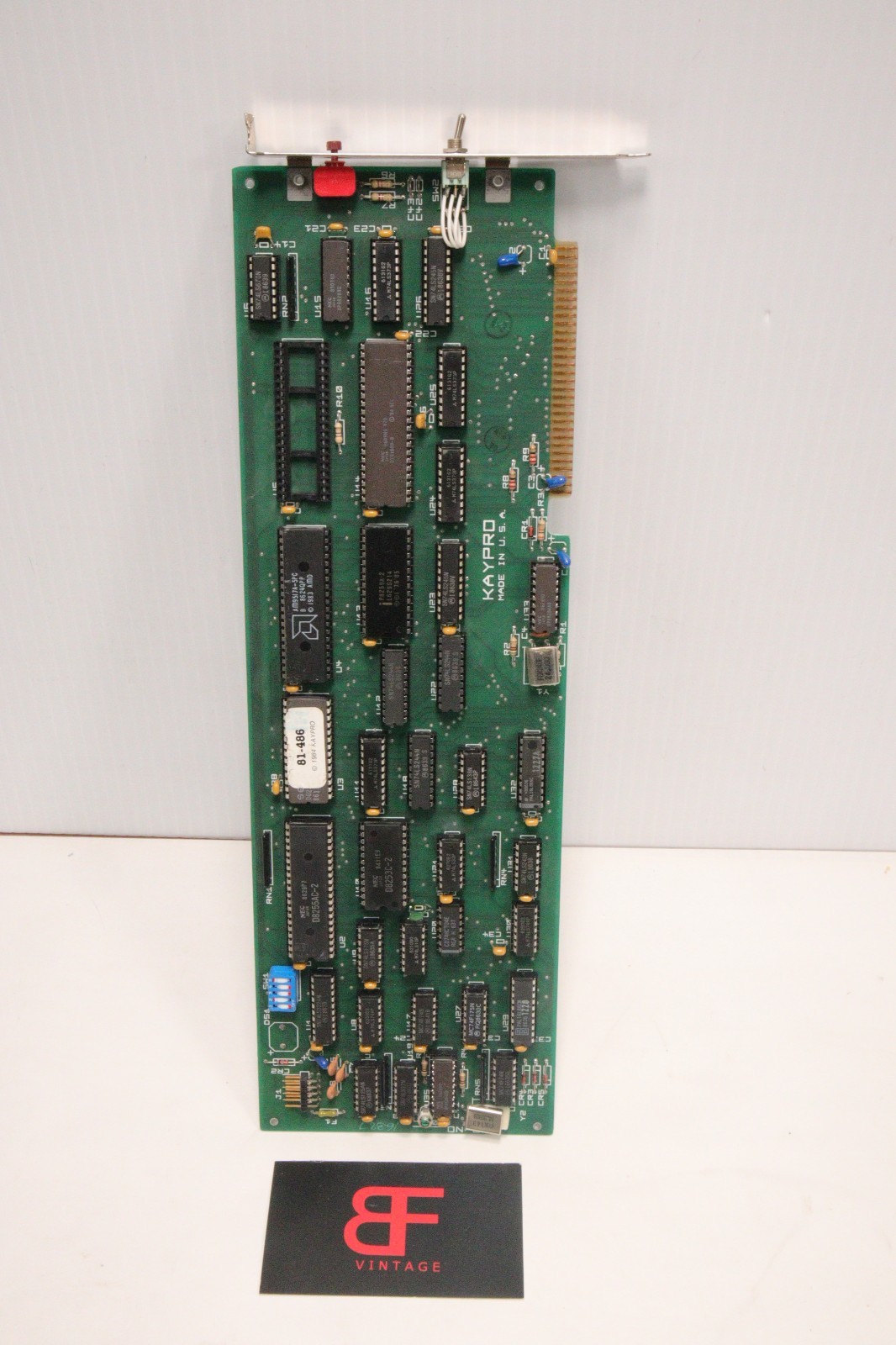 1984 KayPro AT Dual Speed CPU Board 81-486 Vintage ISA Processor Card EL4777