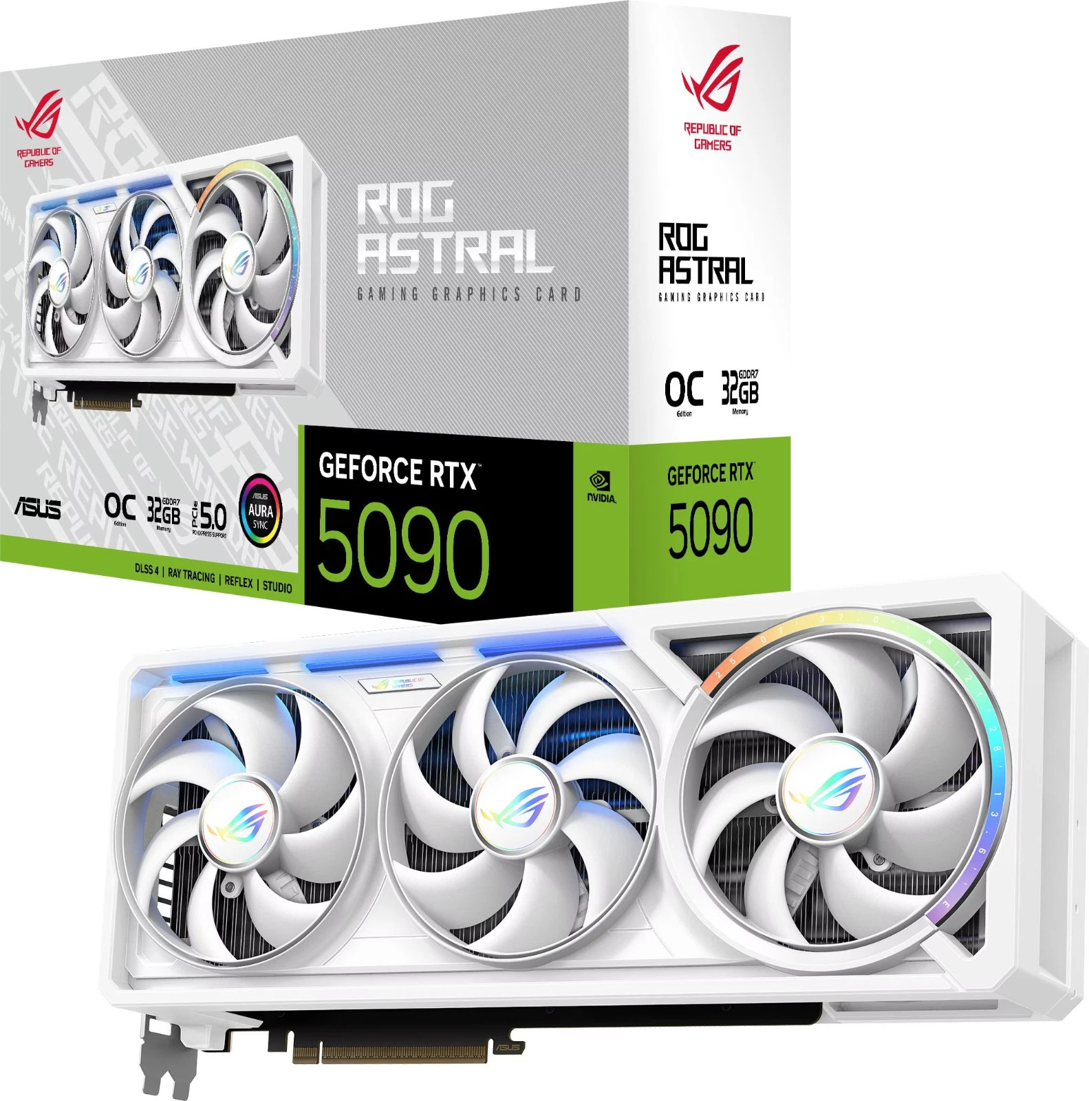 ASUS ROG ASTRAL NVIDIA GeForce RTX 5090 32G OC WHITE Edition GDDR7 Brand New ASUS ROG ASTRAL NVIDIA GeForce RTX 5090 32G OC WHITE Edition GDDR7 Brand New