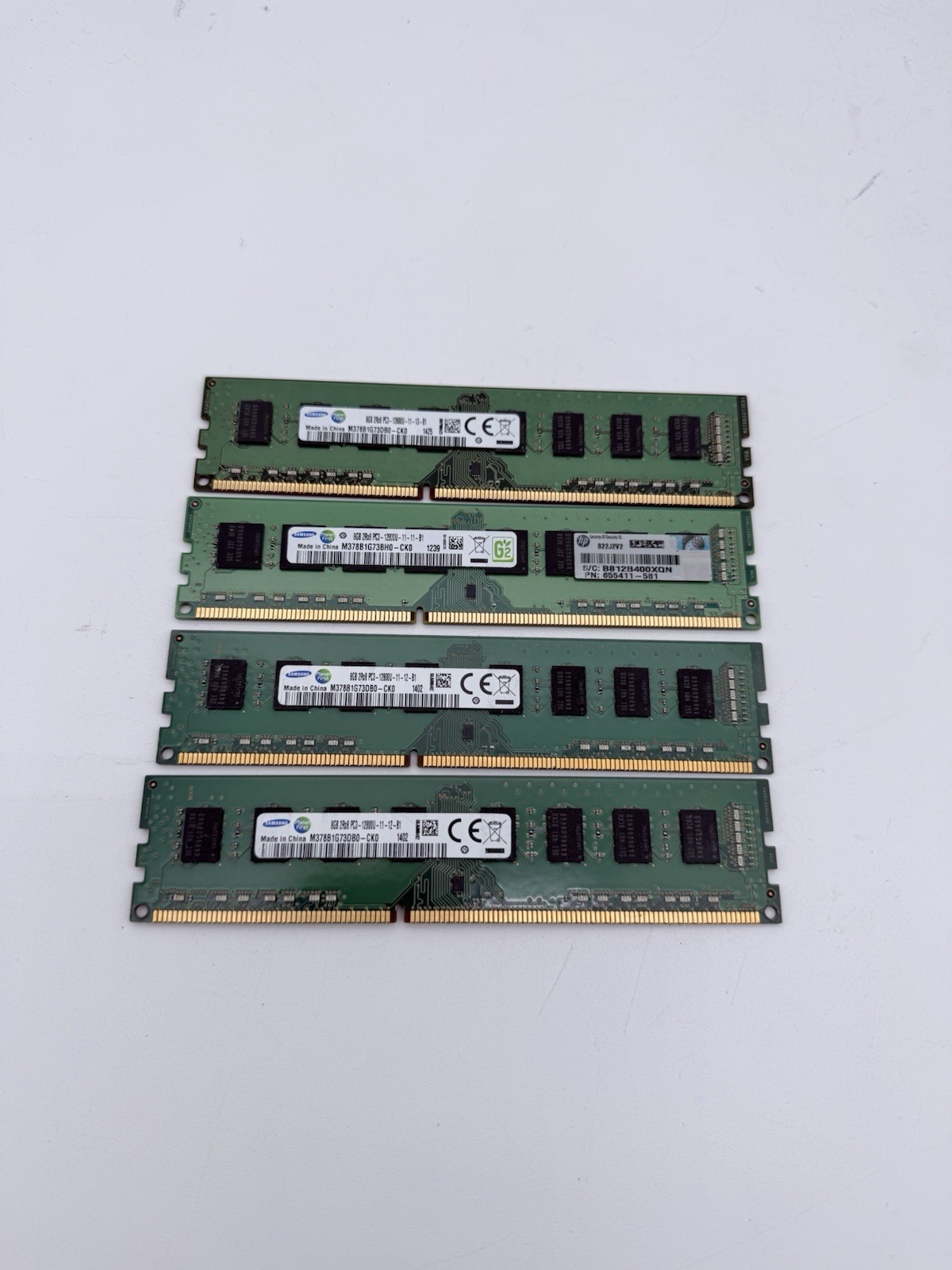 32GB (4x8GB) DDR3 1600MHz Desktop RAM Samsung / HP PC3-12800U -tested 32GB (4x8GB) DDR3 1600MHz Desktop RAM Samsung / HP PC3-12800U -tested