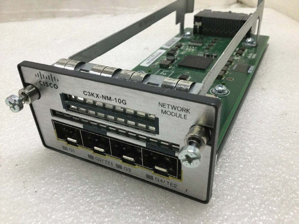 Cisco C3KX-NM-10G 10GB SFP Network Expansion Module for 3750X C3560X Switches Cisco C3KX-NM-10G 10GB SFP Network Expansion Module for 3750X C3560X Switches
