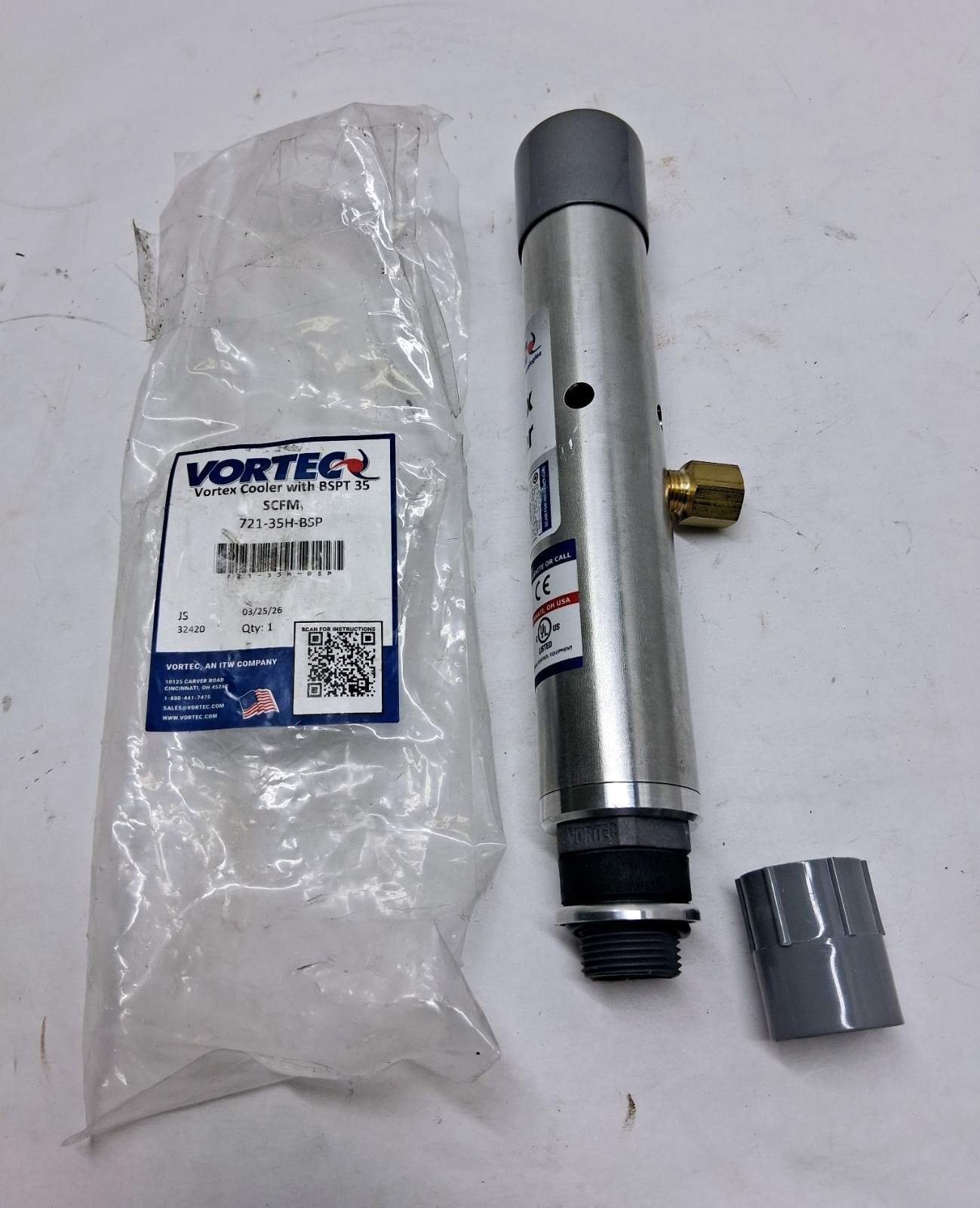 Vortec Vortex Cooler 721-35H-BSP Vortec Vortex Cooler 721-35H-BSP