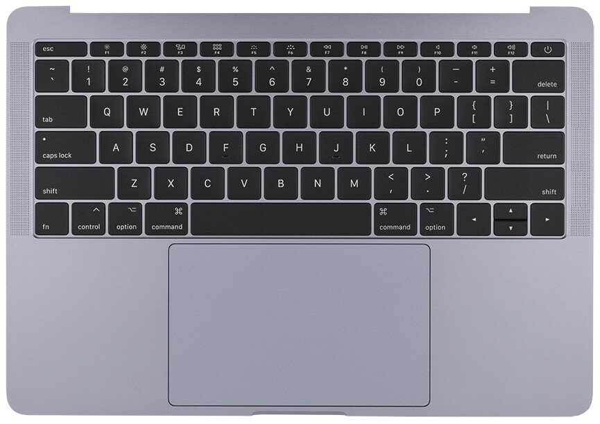 GENUINE MacBook Pro 13 2016 2017 A1708 Top Case Keyboard Touchpad - Space Gray GENUINE MacBook Pro 13 2016 2017 A1708 Top Case Keyboard Touchpad - Space Gray