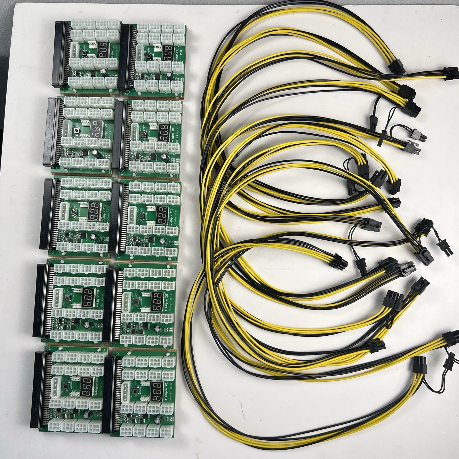 16-Port Chain Sync PSU Breakout Board X-Adapter V11 HP Dell 1200/1400W Lot of 10 16-Port Chain Sync PSU Breakout Board X-Adapter V11 HP Dell 1200/1400W Lot of 10