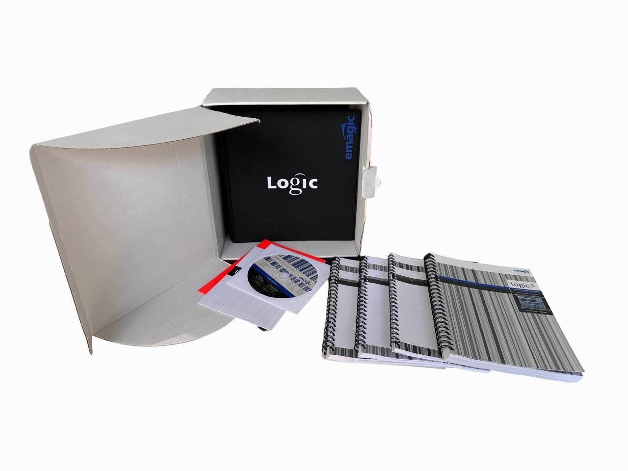Vintage Emagic Logic 5 / Logic Audio 4.0 Studio Software Box Manuals Serial