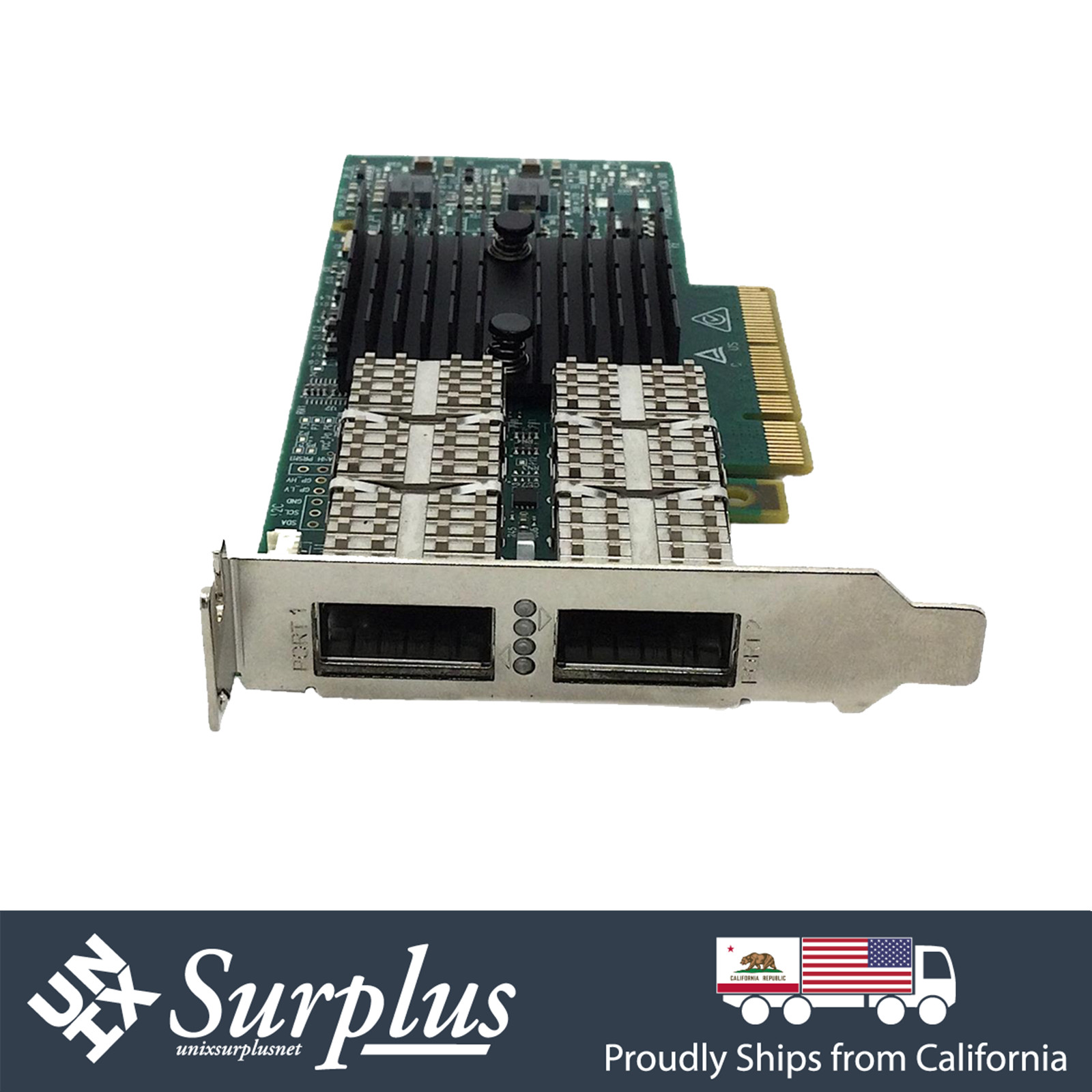 40GbE QSFP+ Dual Port CX314A Mellanox ConnectX-3 Pro EN PCIe 3.0x8 Card High Low 40GbE QSFP+ Dual Port CX314A Mellanox ConnectX-3 Pro EN PCIe 3.0x8 Card High Low