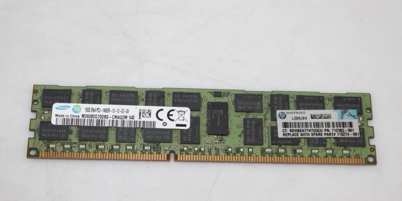 Lot Of 5 Samsung 16GB 2Rx4 PC3-14900R Server Memory RAM M393B2G70DB0, WORKING Lot Of 5 Samsung 16GB 2Rx4 PC3-14900R Server Memory RAM M393B2G70DB0, WORKING
