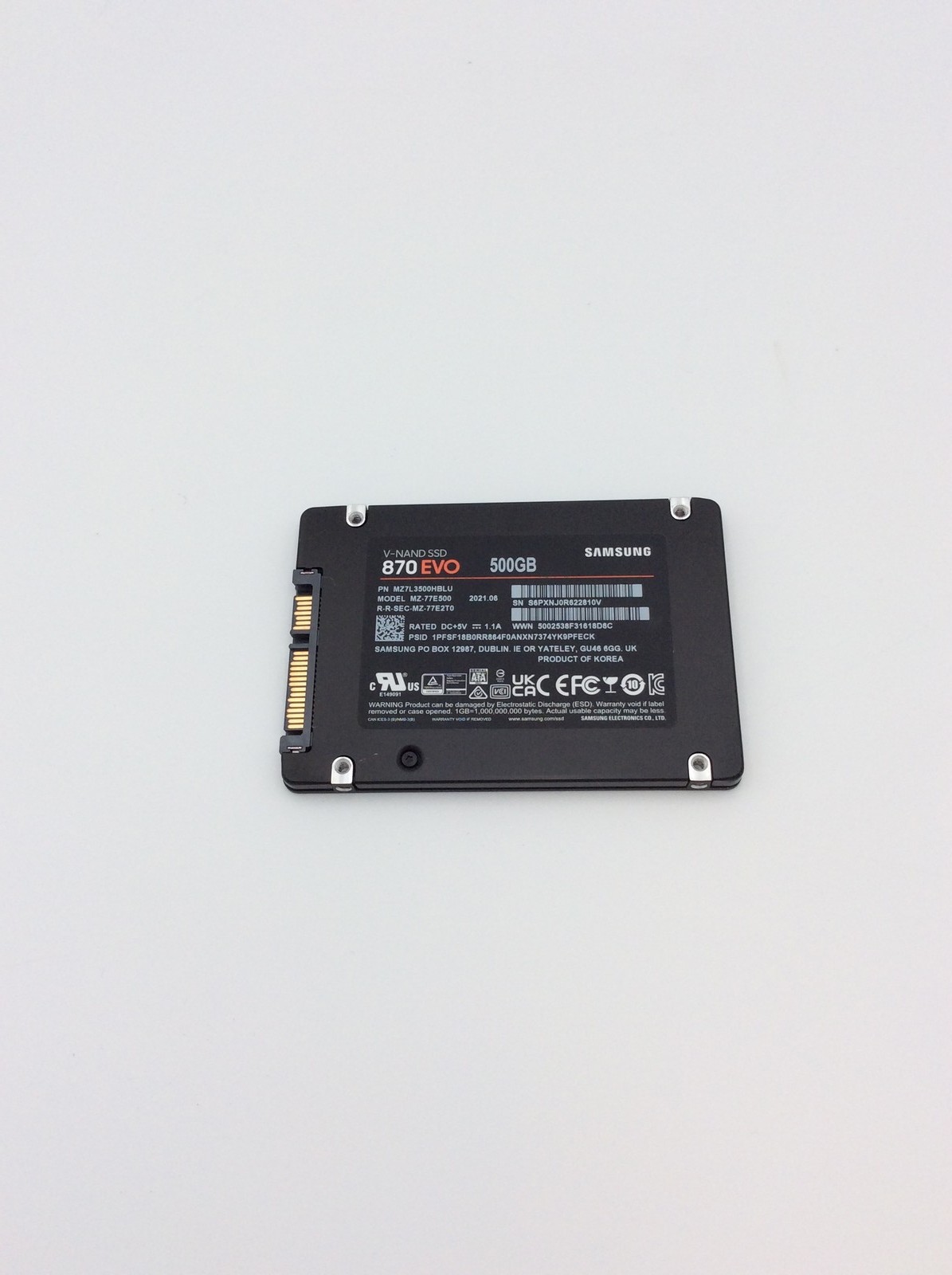 Samsung 870 EVO SATA 2.5 Samsung 870 EVO SATA 2.5