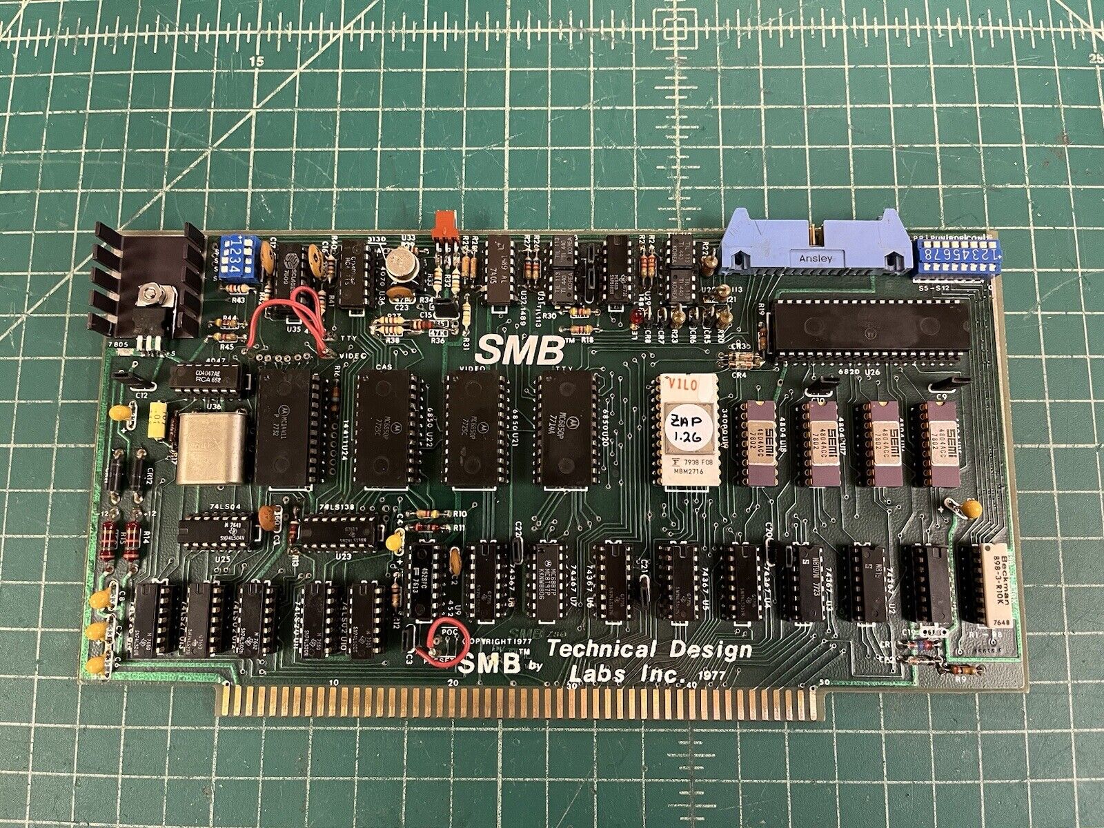 Technical Design Labs System Monitor Board TDL SMB S-100 Altair IMSAI EPROM Mod