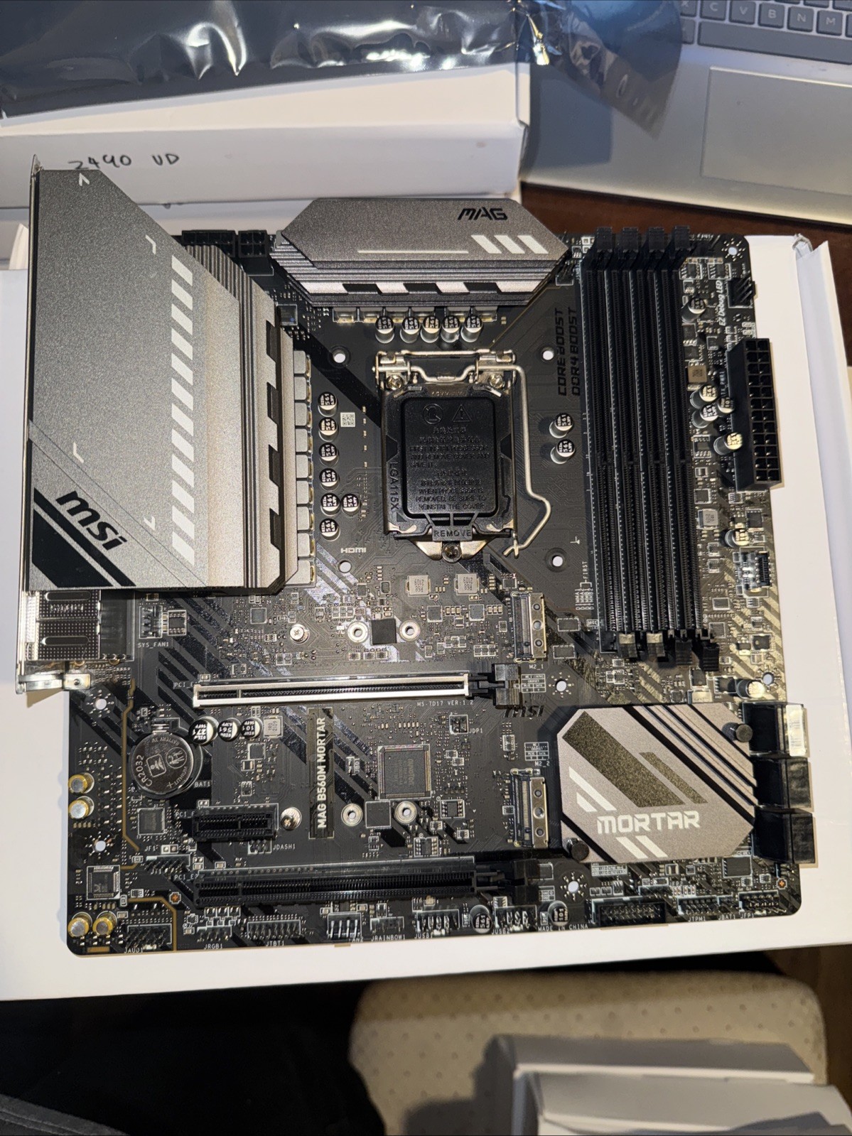 MSI MAG B560M MORTAR LGA 1200 10th/11th Intel B560 Micro ATX Motherboard MSI MAG B560M MORTAR LGA 1200 10th/11th Intel B560 Micro ATX Motherboard