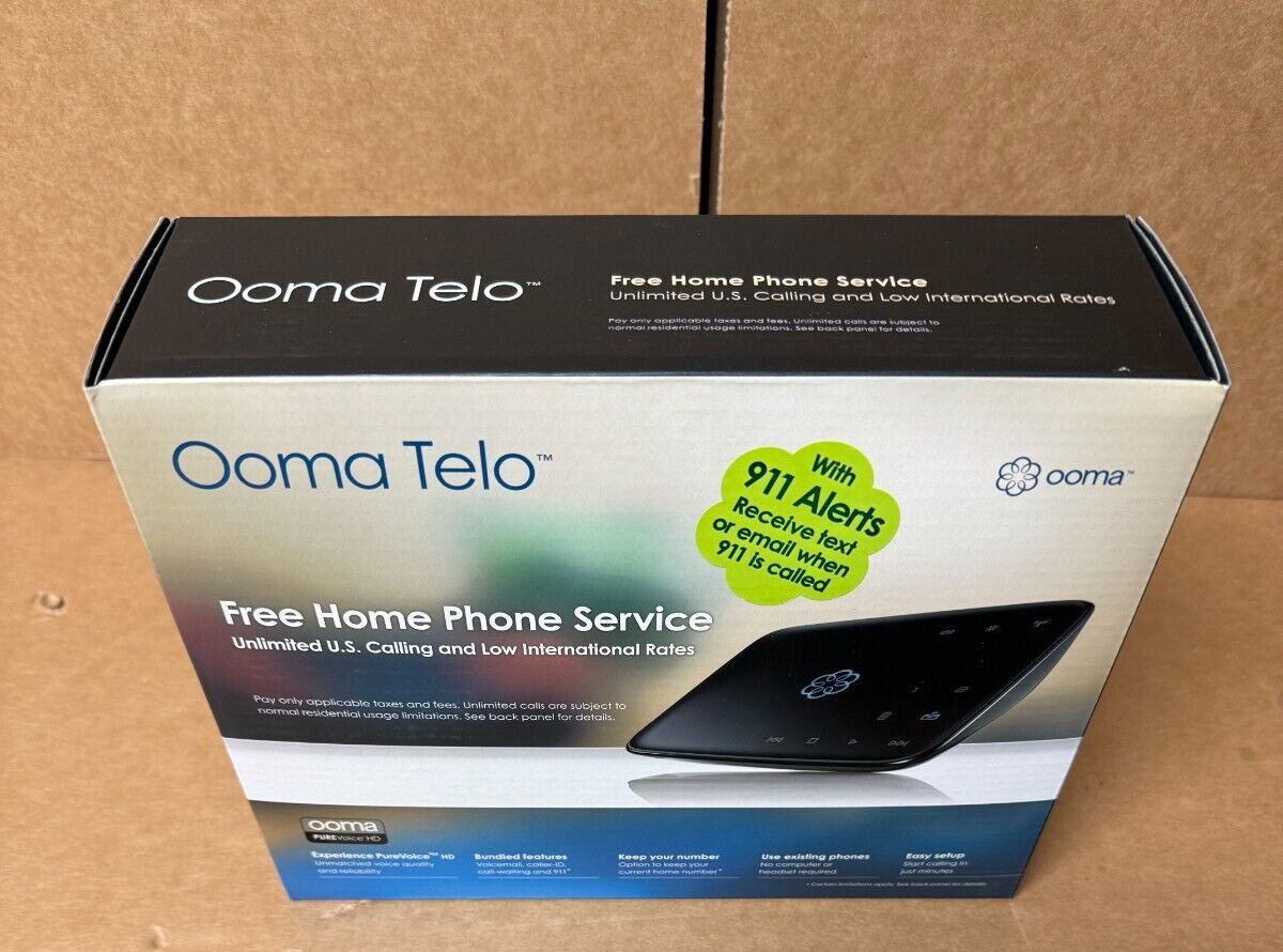 OOMA TELO 892943002100 Ooma - Telo VoIP Home Phone Service OOMA TELO 892943002100 Ooma - Telo VoIP Home Phone Service