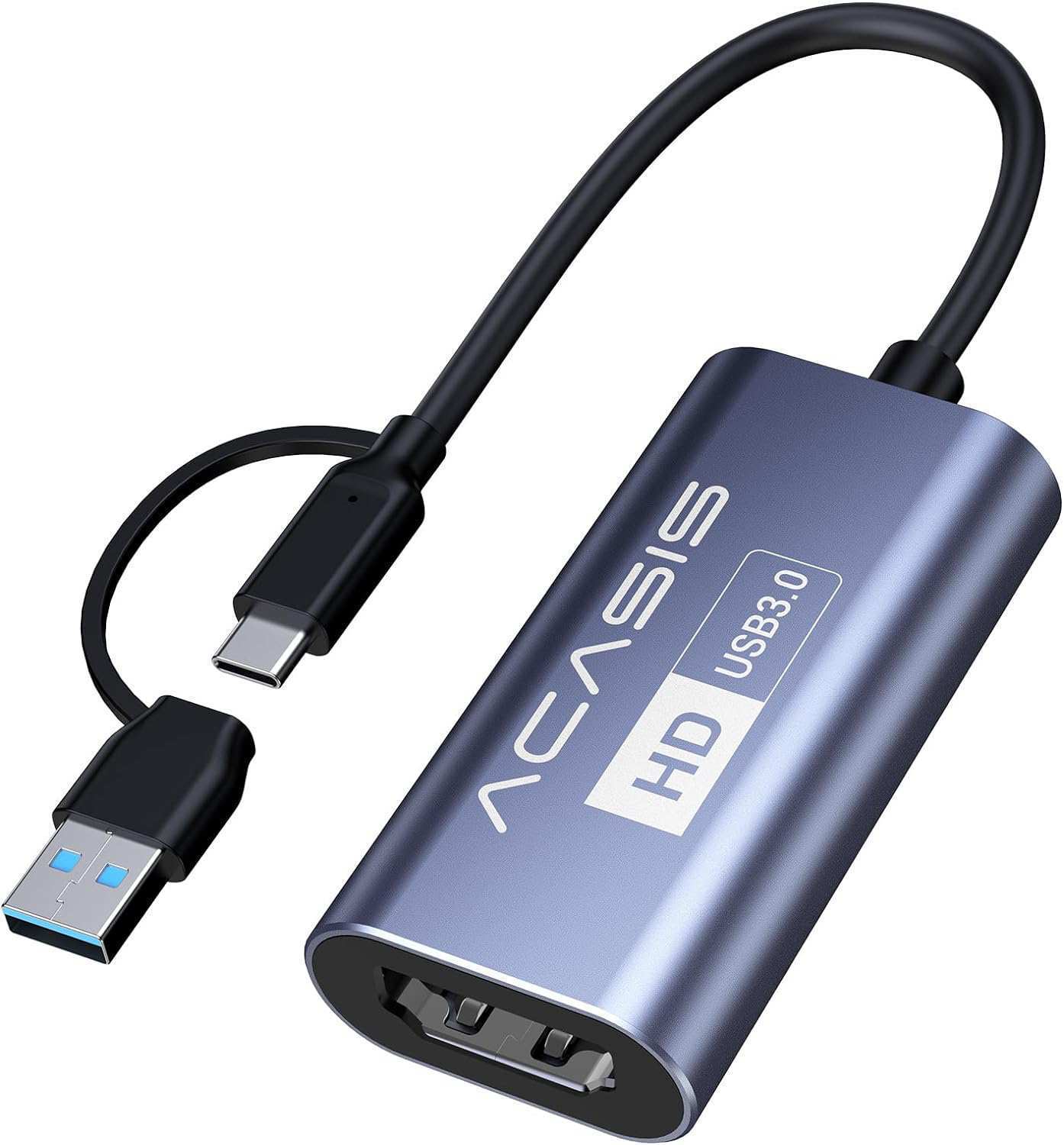 Acasis 4K 30Hz HDMI HD USB-A/C Switch Video Capture Card 1080P 60FPS