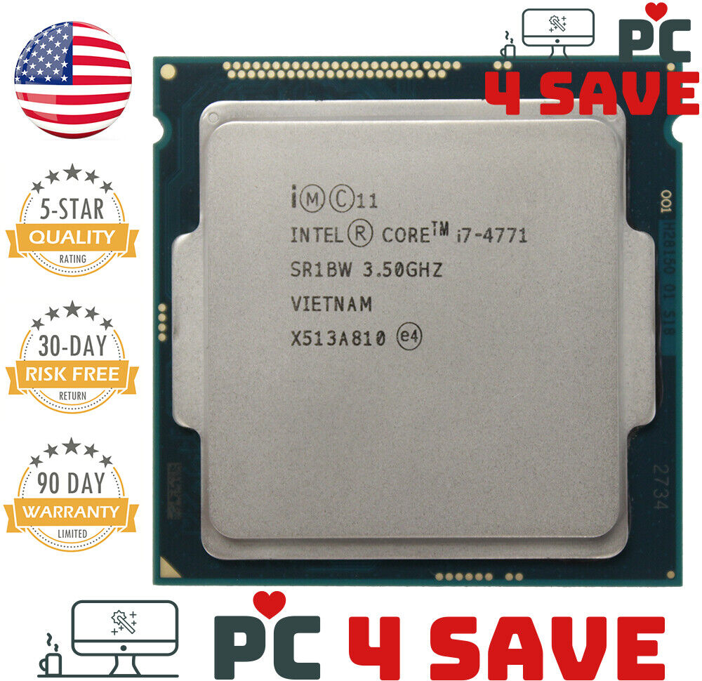 Intel Core i7-4771 SR1BW 3.50GHz 8MB Quad-Core LGA1150 Desktop Processor CPU P4S