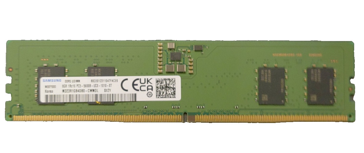 Samsung 8GB 1Rx16 PC5-56008-UCO-1010-XT Samsung 8GB 1Rx16 PC5-56008-UCO-1010-XT