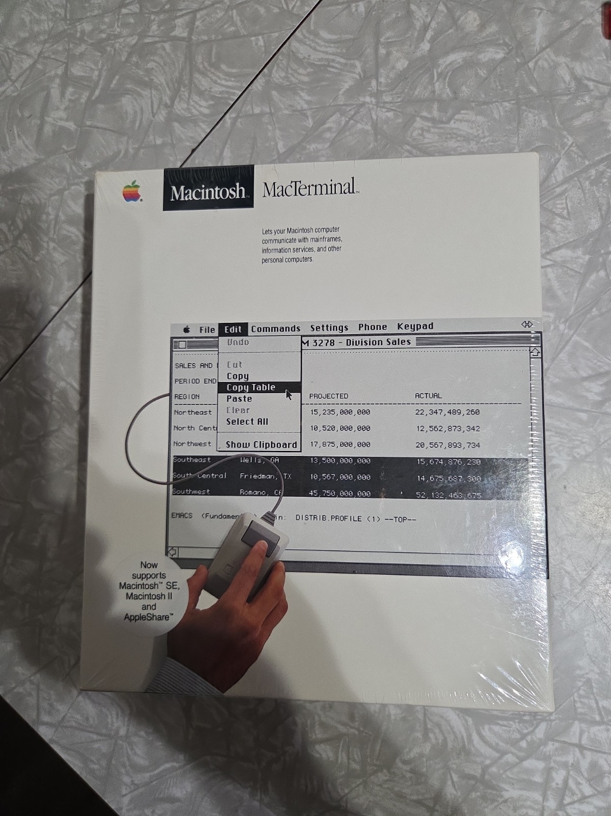 Macintosh MacTerminal M0521 Version 1.0. Vintage Apple software 1984 Sealed Macintosh MacTerminal M0521 Version 1.0. Vintage Apple software 1984 Sealed