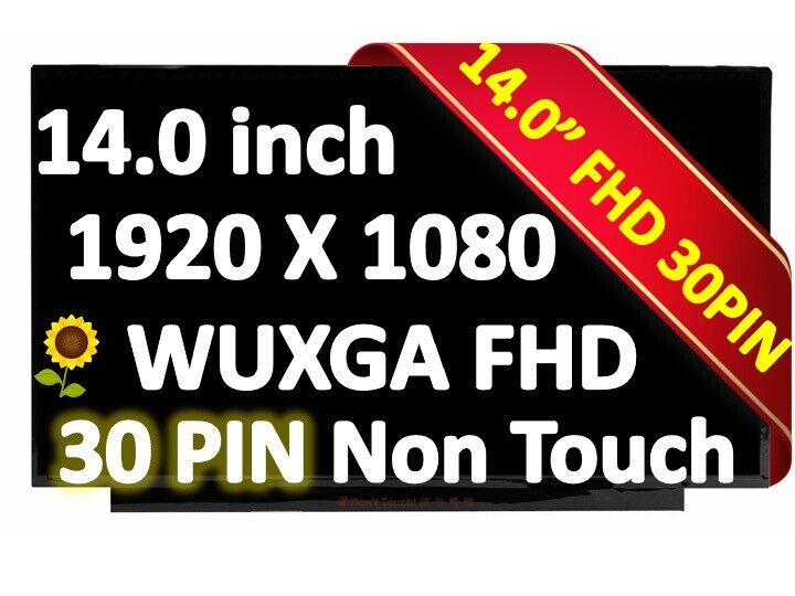 72%Color LED TFT-LCD screen NE140FHM-N61 Luminance 400 cd/m2 for T460 T480 T490