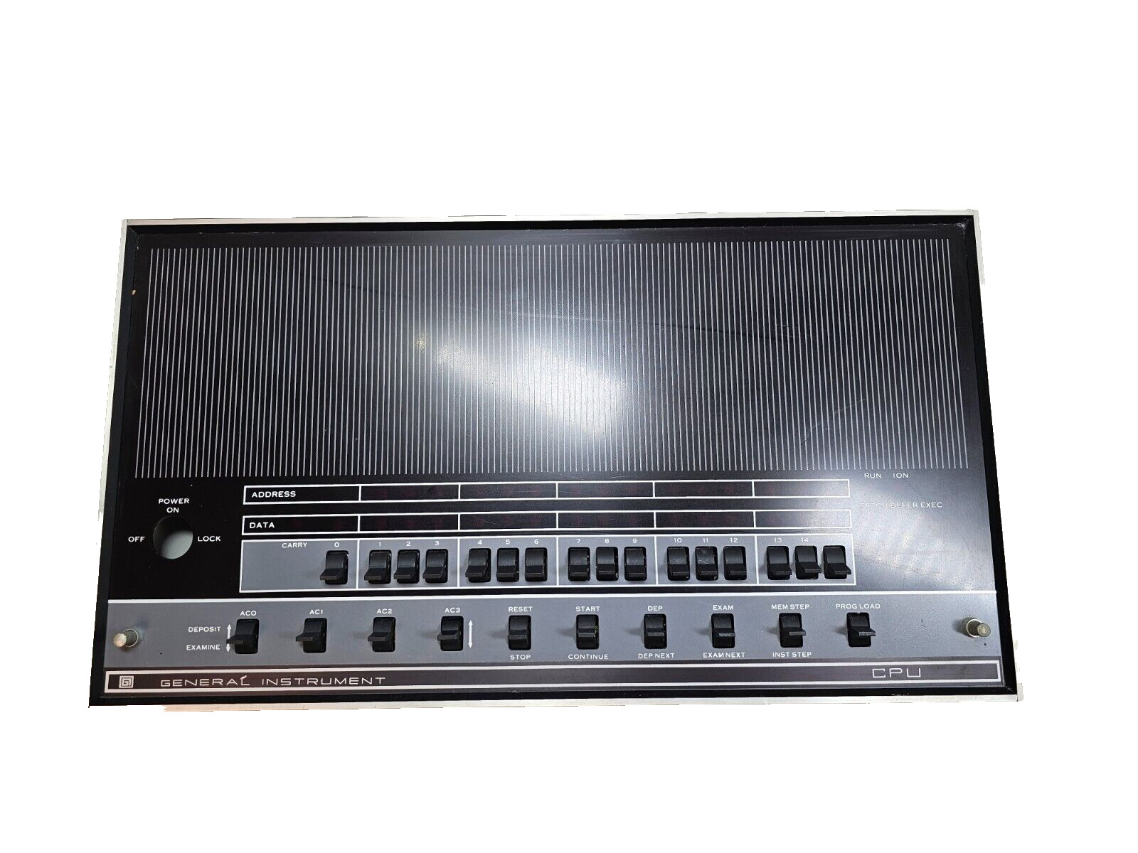 Vintage Digital Computer Controls DCC-116 Front Control Panel Console