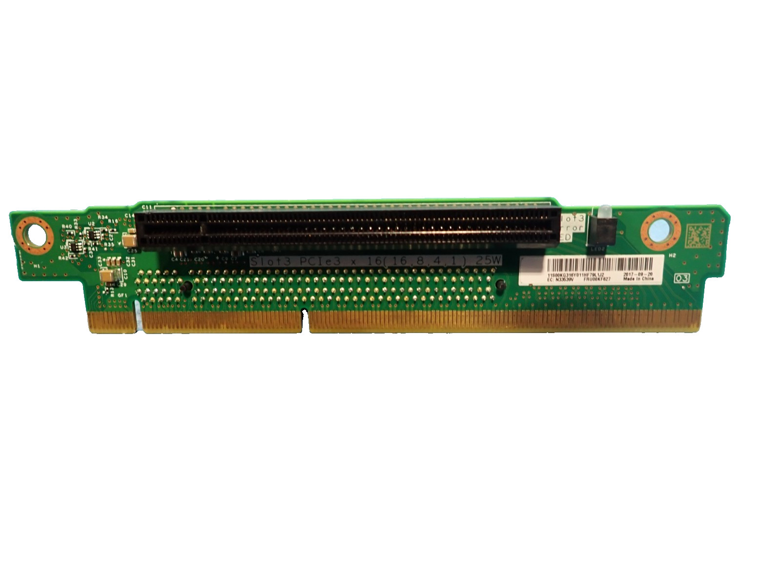 IBM 00KF627 System x 3550 M5 PCIe Riser 2, 1-2 CPU LP x16 CPU0 + LP x16 CPU Card IBM 00KF627 System x 3550 M5 PCIe Riser 2, 1-2 CPU LP x16 CPU0 + LP x16 CPU Card