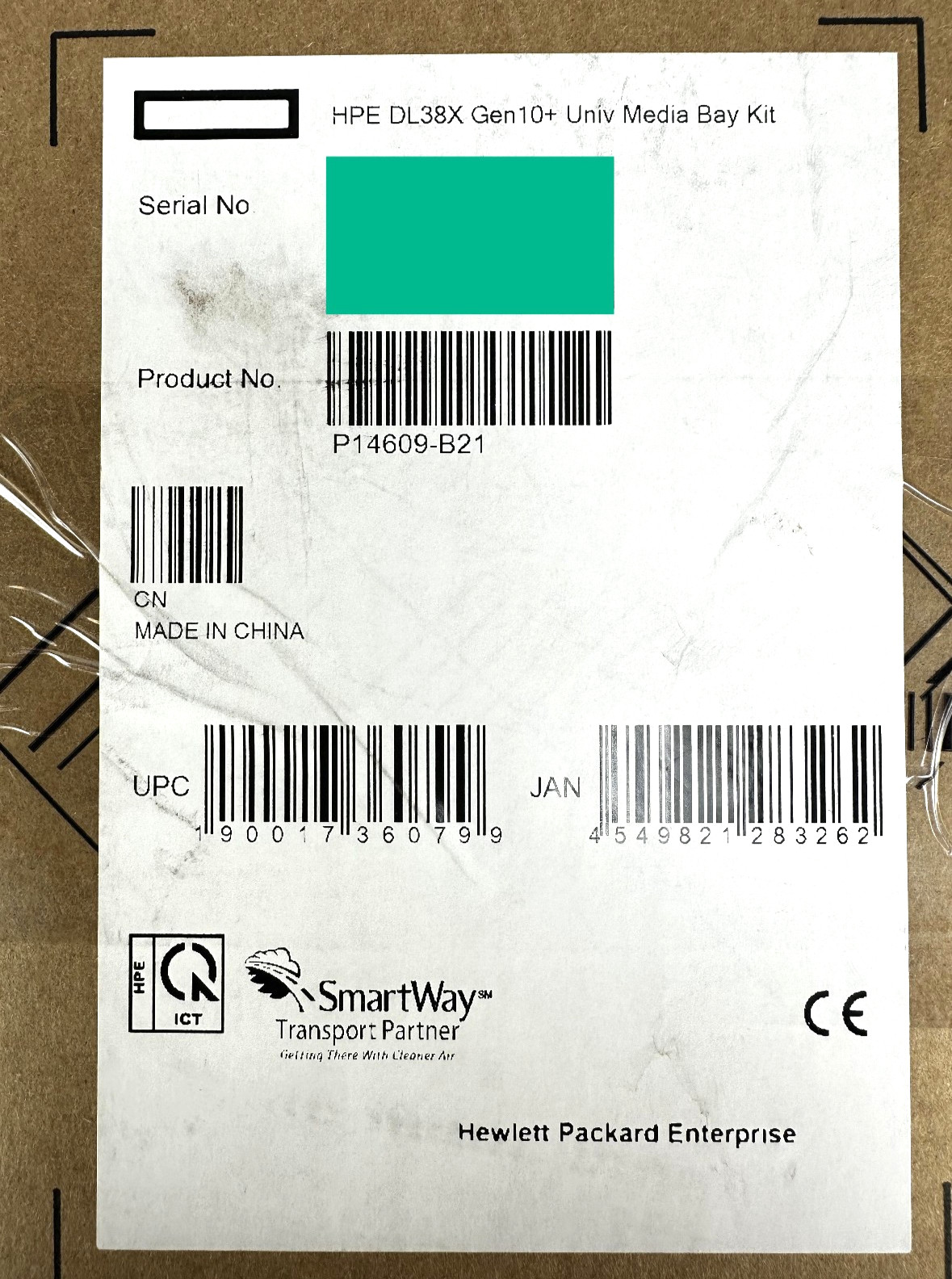 HPE DL380 DL385 DL38X Gen10 Plus P14609-B21 Universal Media Bay Kit HPE DL380 DL385 DL38X Gen10 Plus P14609-B21 Universal Media Bay Kit