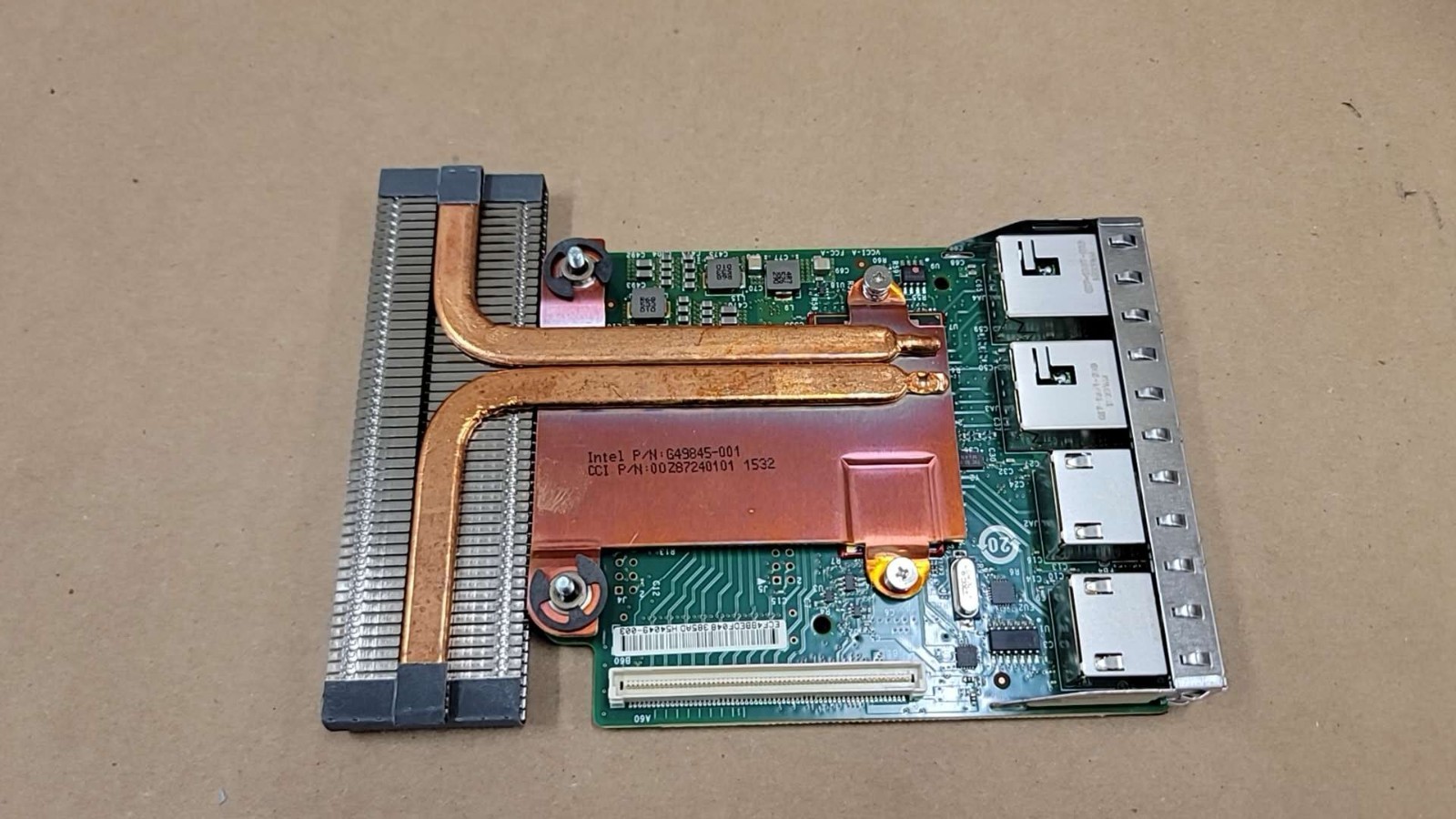 Dell X540 Network Card - 2 x 10 GbE - Intel I350 DP Network Daughter Card 99GTM Dell X540 Network Card - 2 x 10 GbE - Intel I350 DP Network Daughter Card 99GTM