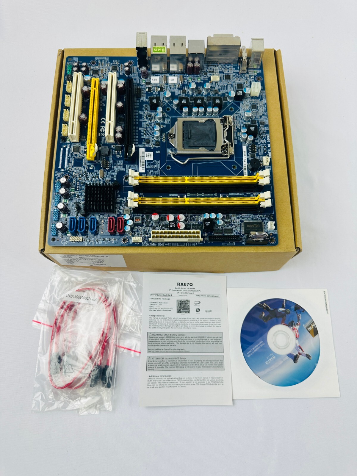 BCM Advanced Research RX67Q CPU Board BCM Advanced Research RX67Q CPU Board