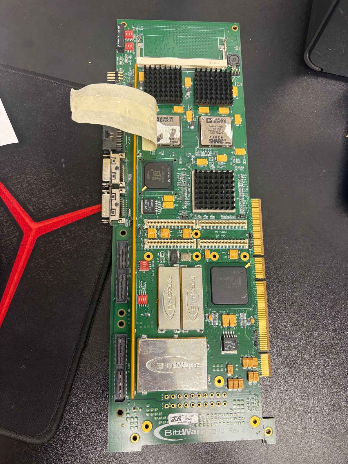 BittWare T2PC Rev 3 Quad ADSP-TS201 TigerSHARC PCI-X Board T2PC-460-307-110-8 BittWare T2PC Rev 3 Quad ADSP-TS201 TigerSHARC PCI-X Board T2PC-460-307-110-8