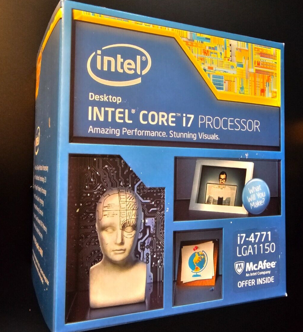 NEW SEALED Intel I7-4771  3.5GHz Quad Core CPU Processor (SR1BW) LGA 1150 84W