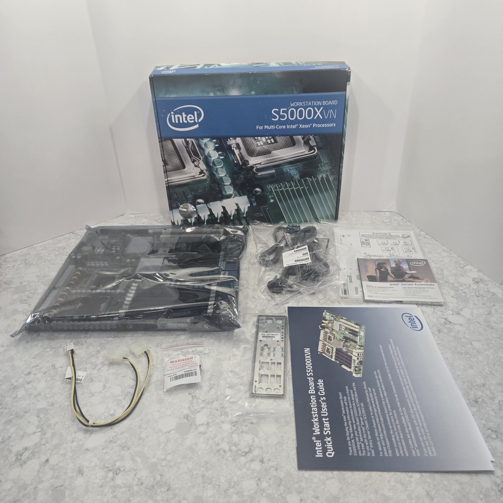 New Intel S5000XVNSATA S5000XVN Workstation Board Kit For Multi Core Intel Xeon 