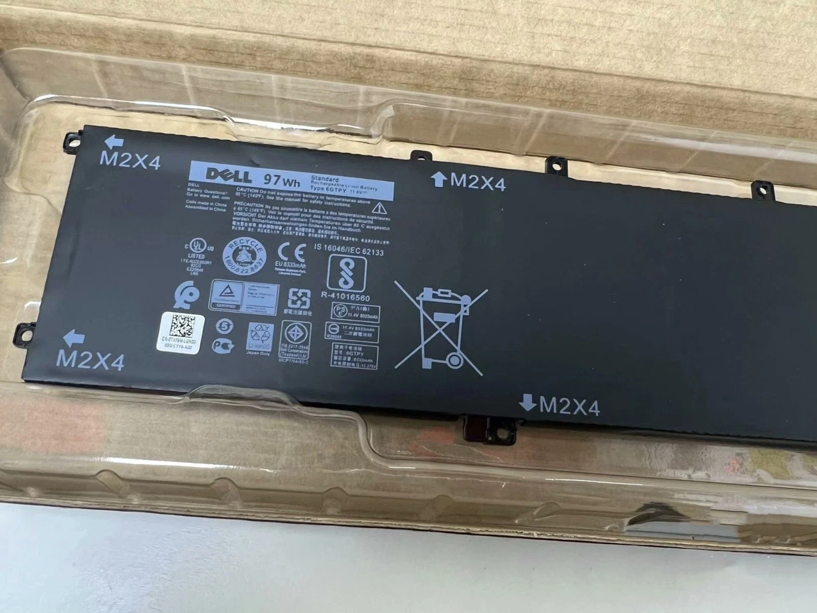 Genuine OEM 6GTPY 97Wh Battery for Dell XPS 15 7590, 9550 Series 5XJ28 GPM03 New Genuine OEM 6GTPY 97Wh Battery for Dell XPS 15 7590, 9550 Series 5XJ28 GPM03 New