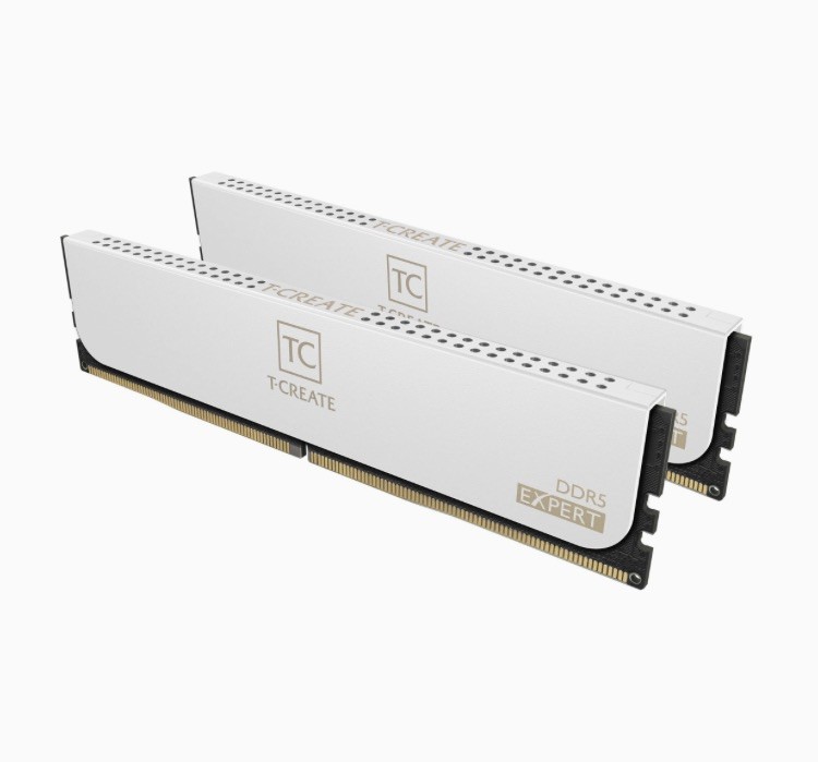 TEAMGROUP T-CREATE EXPERT 64GB (2x32GB) DDR5-6000 CL34 White CTCWD564G6000HC34BD TEAMGROUP T-CREATE EXPERT 64GB (2x32GB) DDR5-6000 CL34 White CTCWD564G6000HC34BD