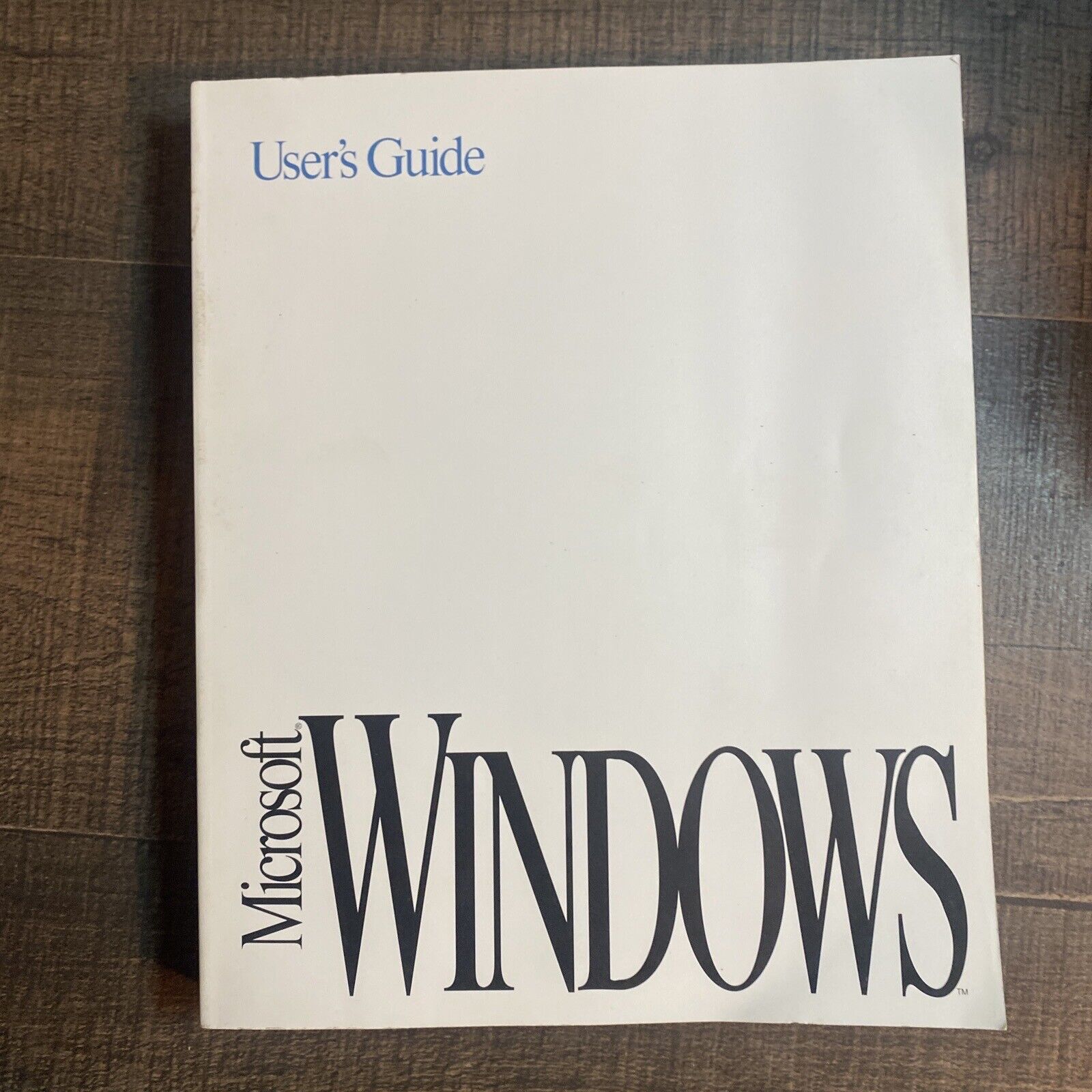Microsoft Windows User Guide Version 3.1 Softcover Vintage 90’s Reference Book
