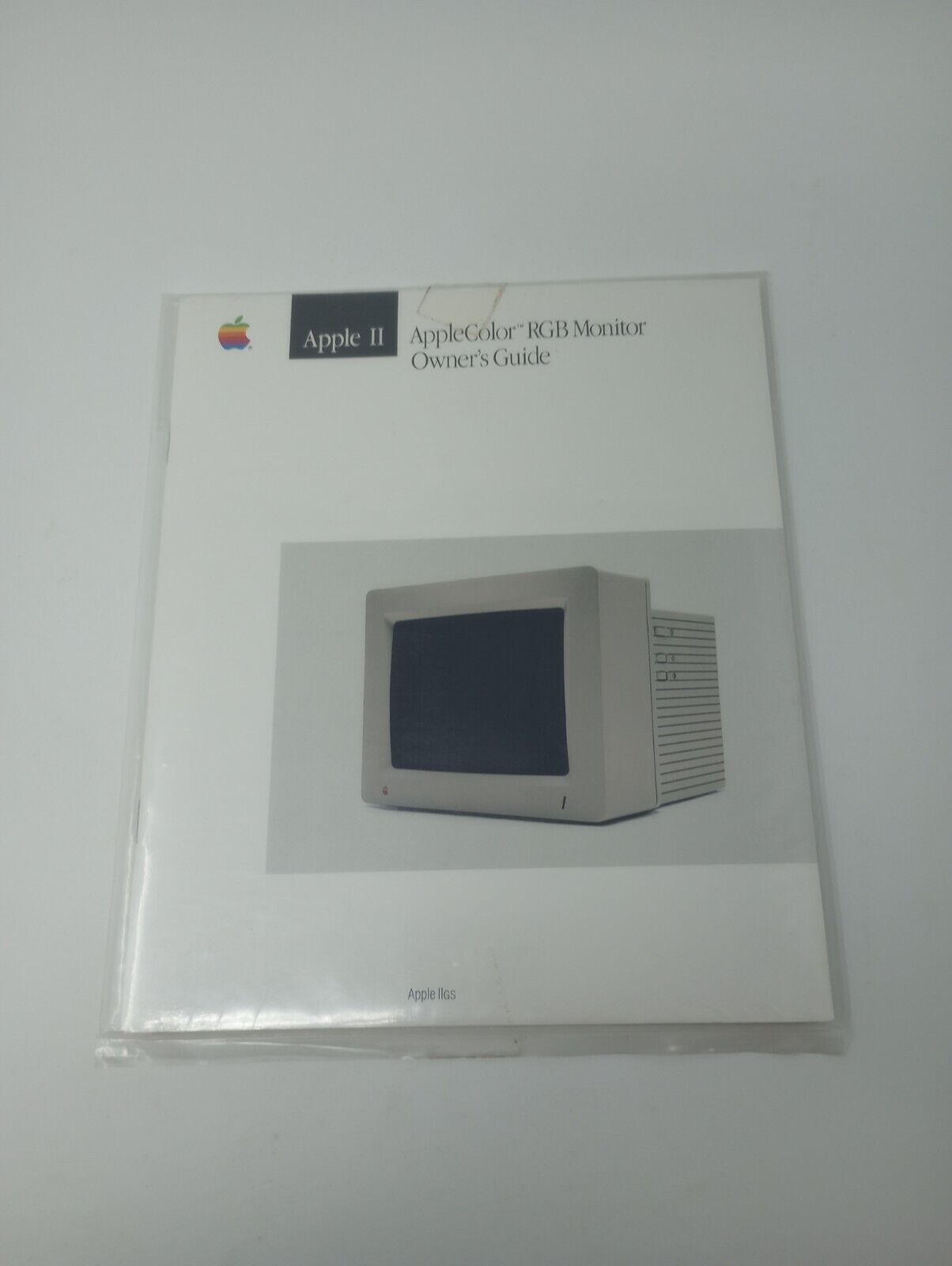 Vintage Apple IIGS AppleColor RGB Monitor Owner's Guide Complete w/Inserts NEW 