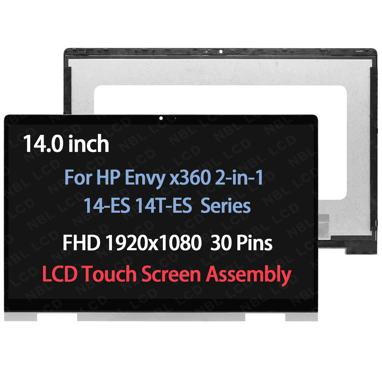 N41025-001 For HP Envy x360 14T-ES000 14-ES0010CA LCD Touch Screen Replacement