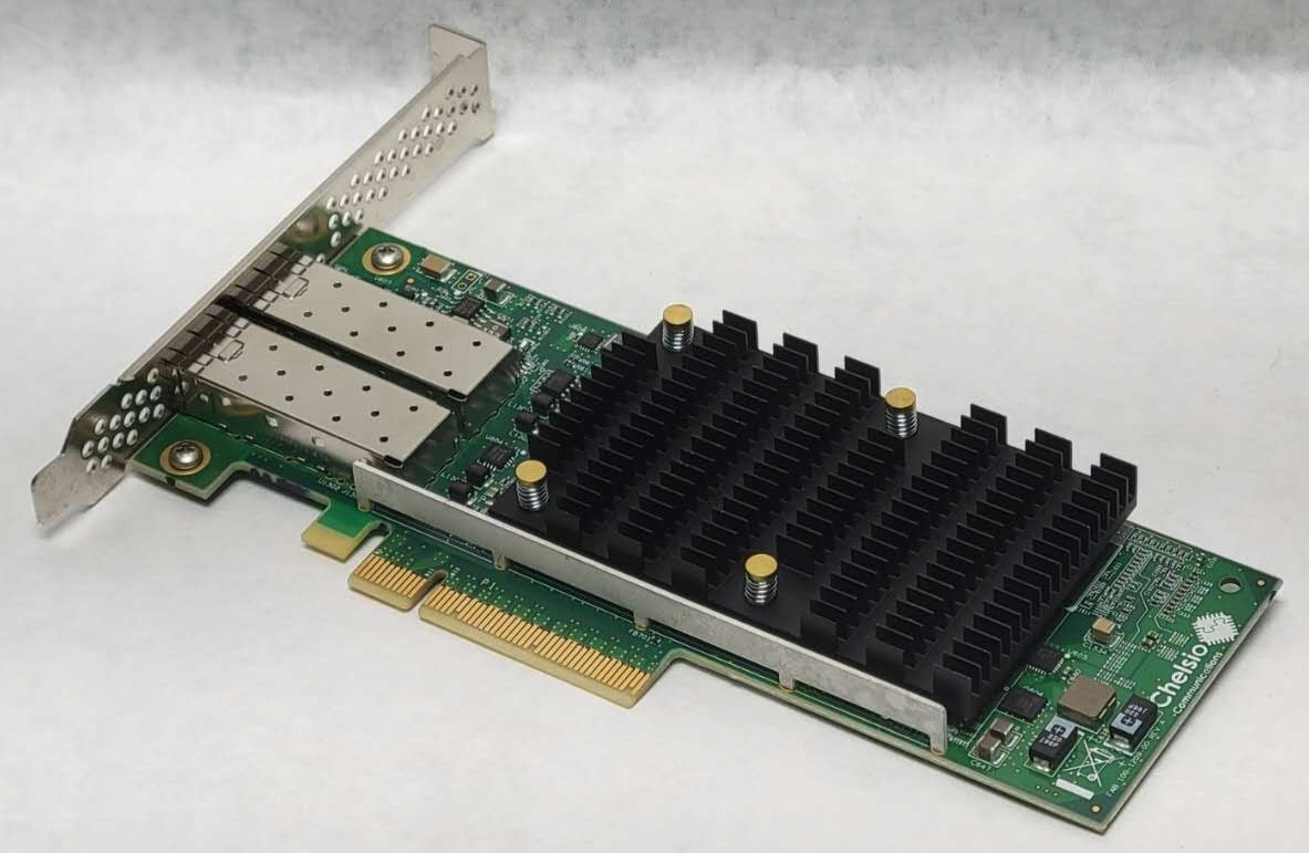 Dell Chelsio T6225-CR 2-Port SFP28 1/10/25GbE Unified Wire Adapter High Profile