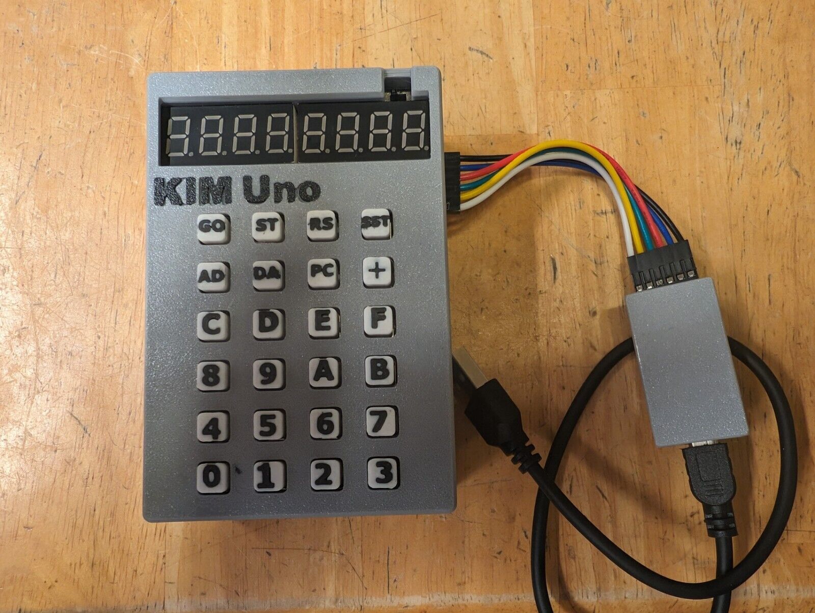 KIM Uno, an Arduino Pro Mini emulated Vintage MOS 6502 KIM-1 clone.