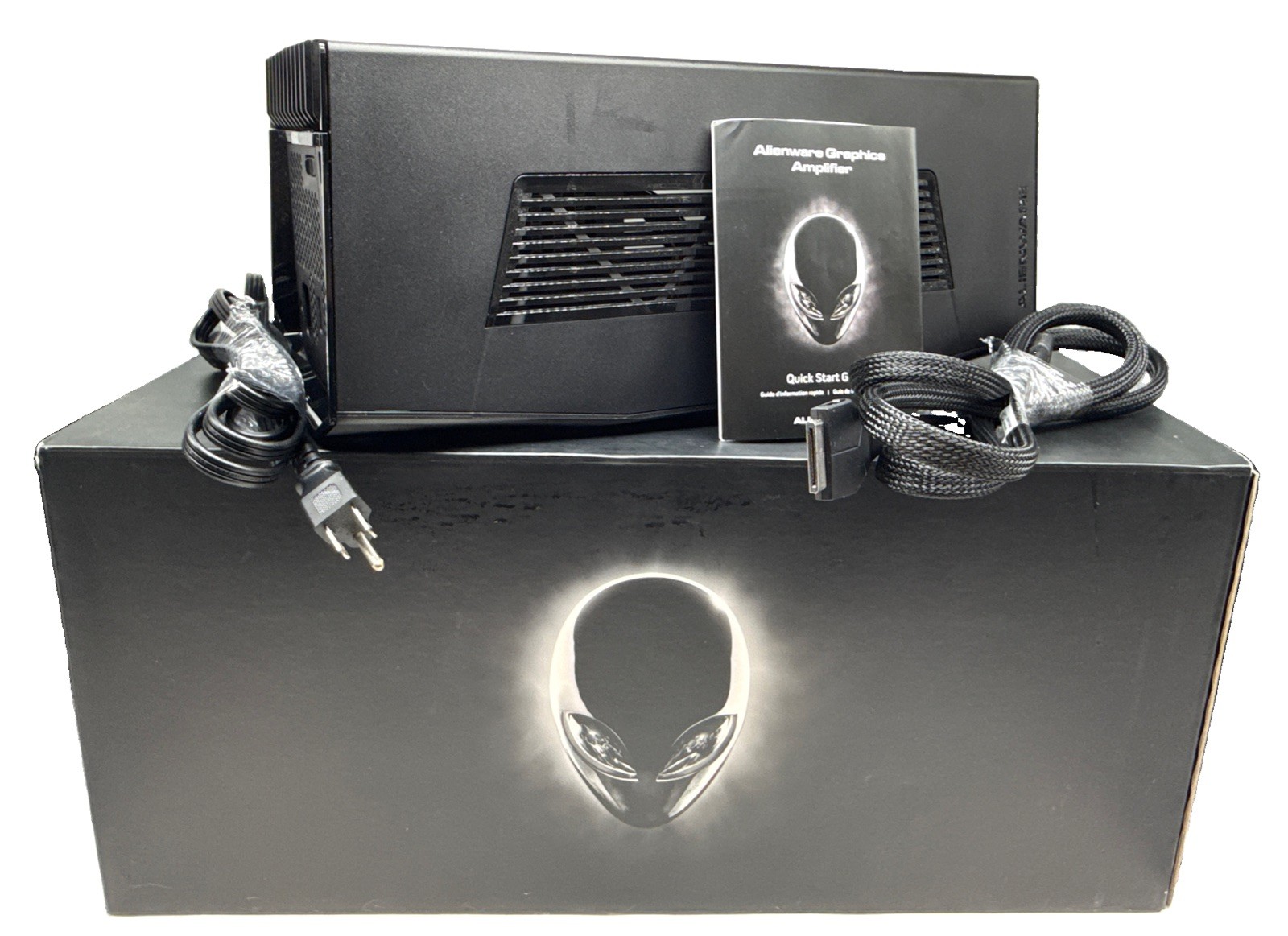 Dell Alienware Graphics Amplifier Z01G with GPU Power Cable-Clean Good Working Dell Alienware Graphics Amplifier Z01G with GPU Power Cable-Clean Good Working