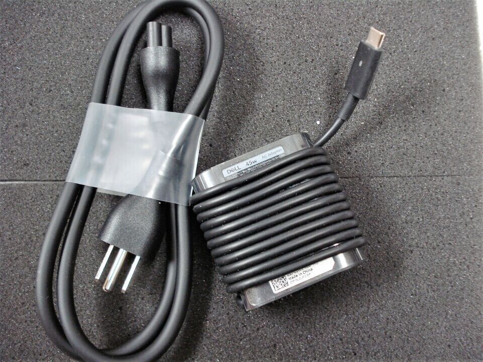 NEW OEM 45W USB-C Charger HA45NM180 JFC9P for Dell XPS 13 7390 2-in-1 9350 9365