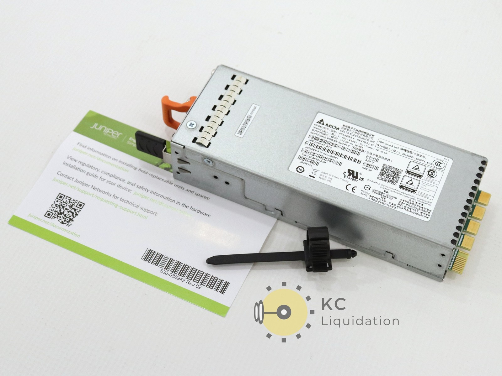Juniper Networks Delta DPS-920AB 920W Switching Power Supply Juniper Networks Delta DPS-920AB 920W Switching Power Supply