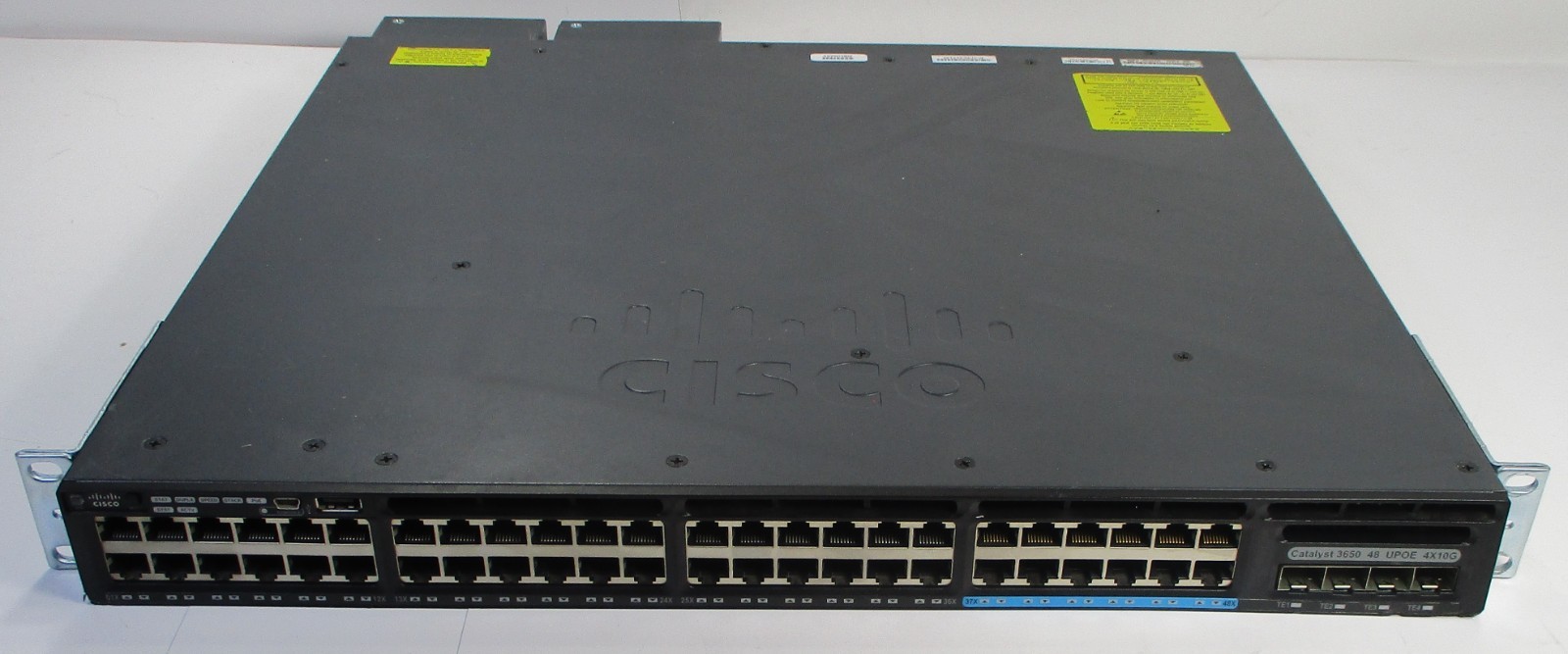 Cisco Catalyst WS-C3650-12X48UQ-L 48 Port UPOE 4x 10G SFP+ Switch Cisco Catalyst WS-C3650-12X48UQ-L 48 Port UPOE 4x 10G SFP+ Switch